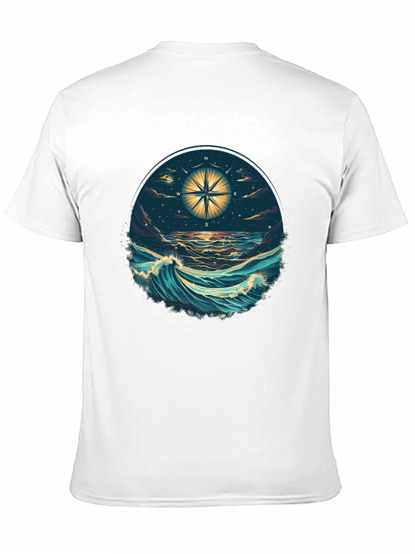 Ocean Compass T-Shirt - Find Your Way!