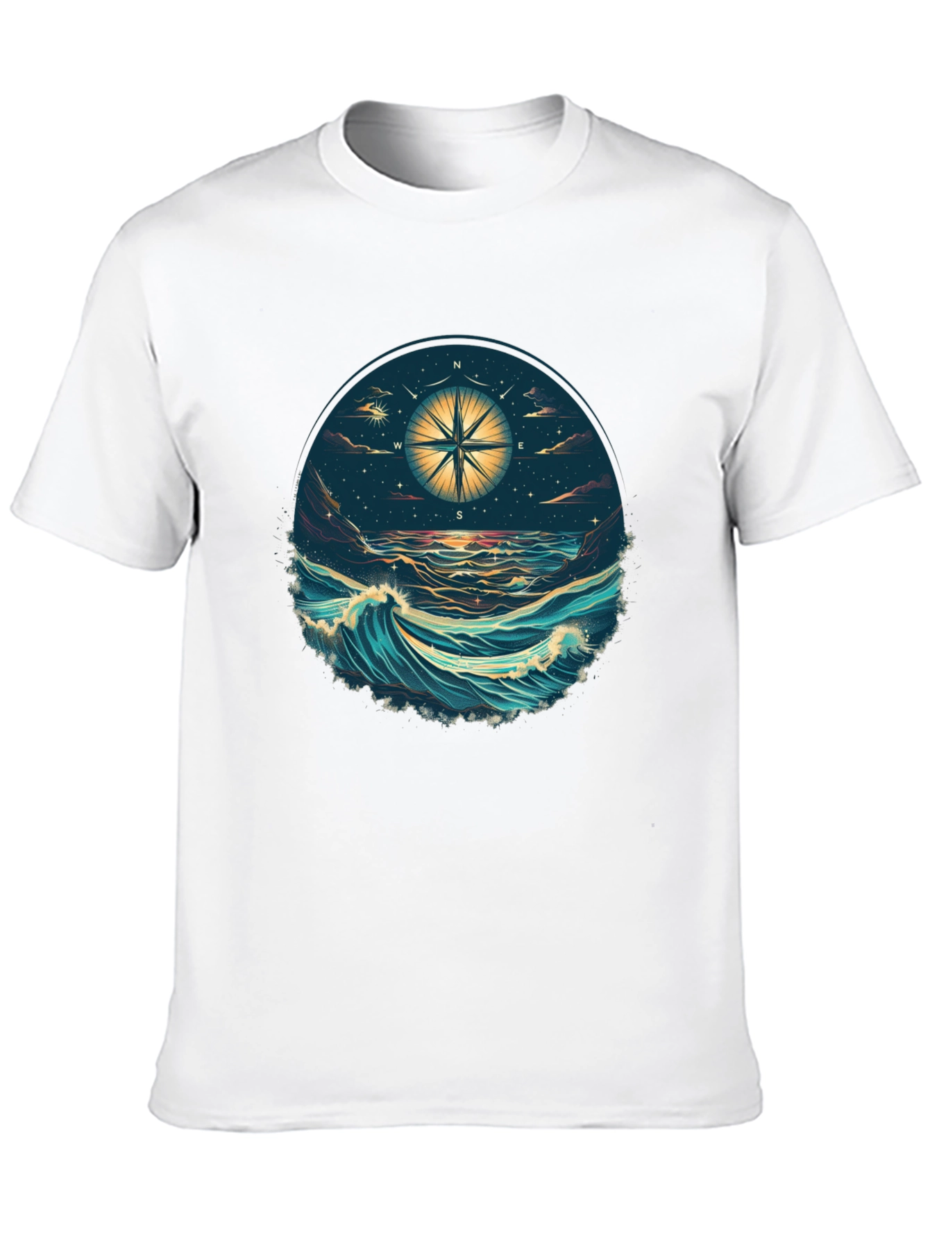Ocean Compass T-Shirt - Find Your Way!