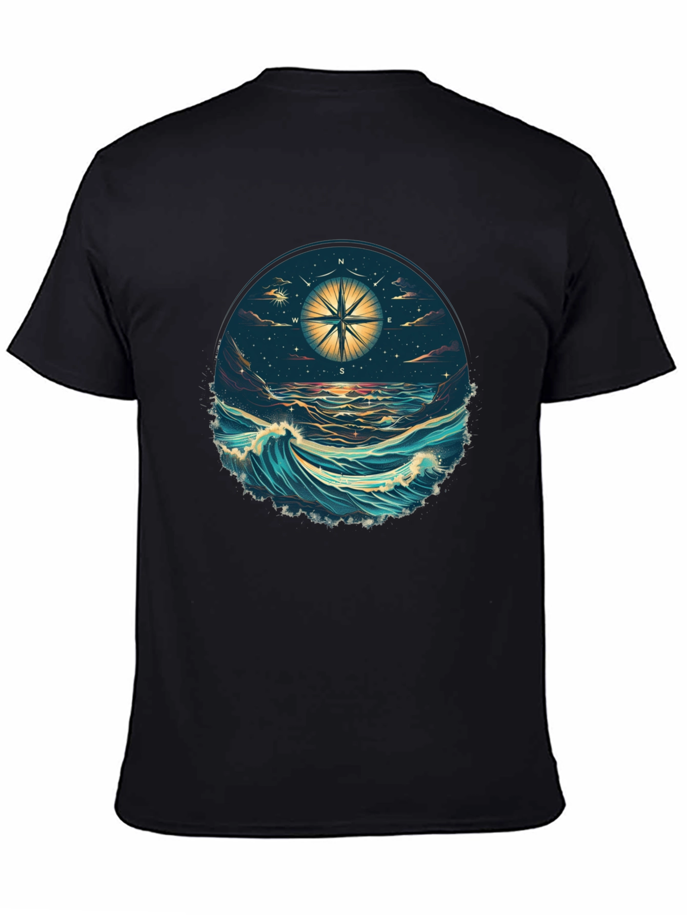 Ocean Compass T-Shirt - Find Your Way!