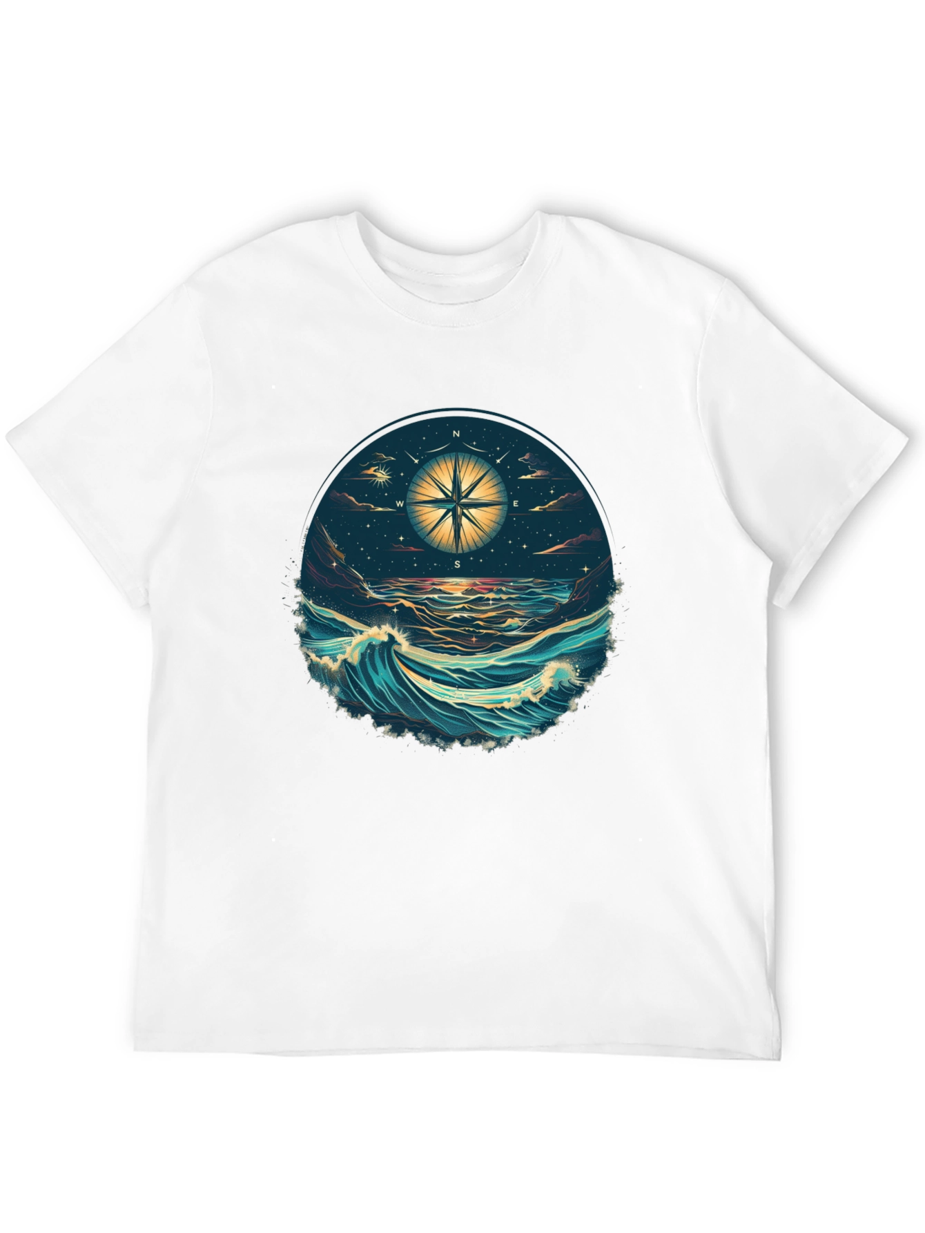 Ocean Compass T-Shirt - Find Your Way!
