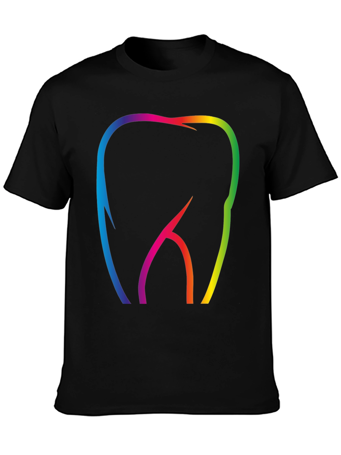 Rainbow Tooth Graphic T-Shirt - Dentist Pride