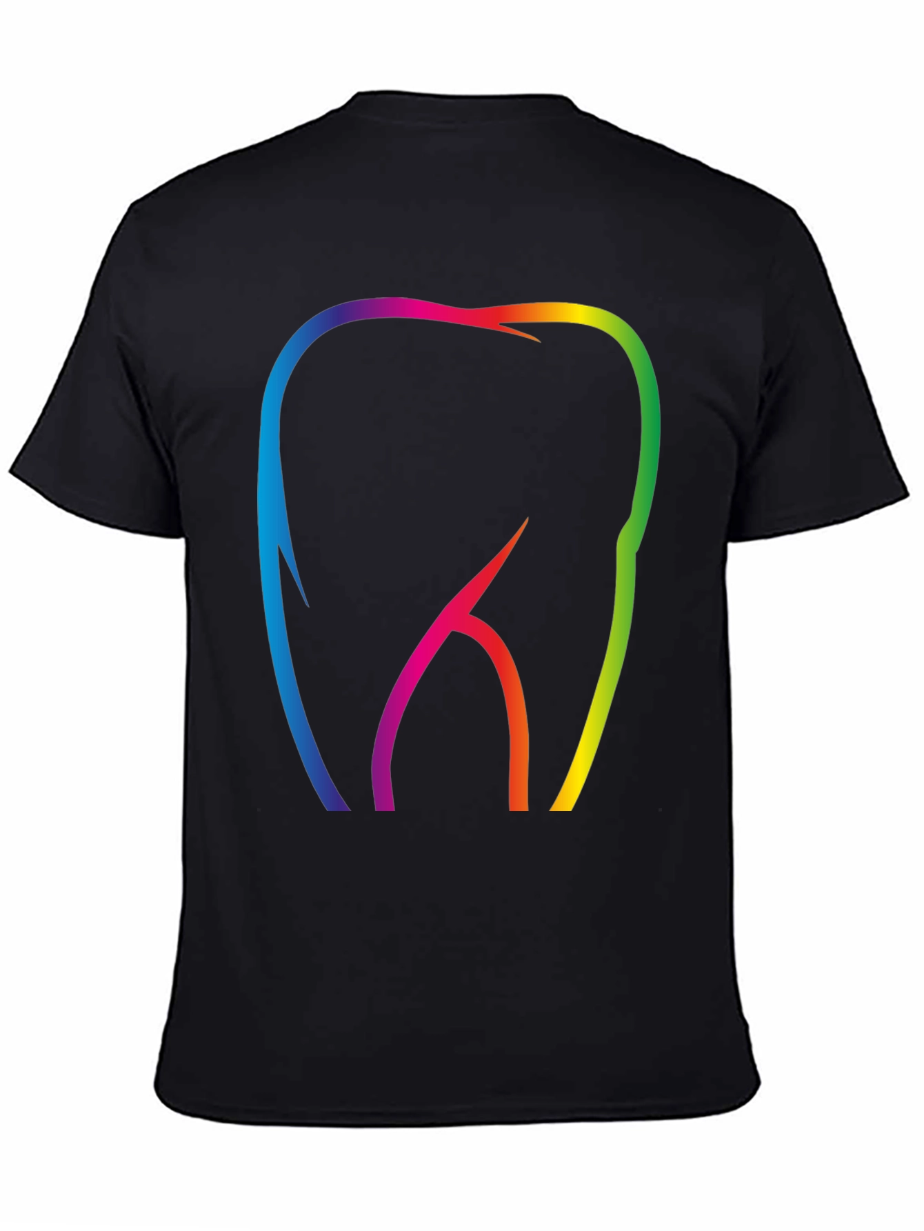 Rainbow Tooth Graphic T-Shirt - Dentist Pride