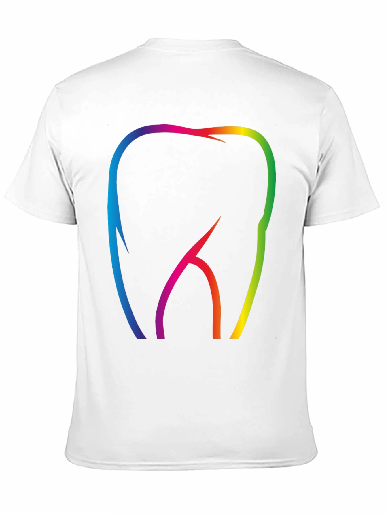 Rainbow Tooth Graphic T-Shirt - Dentist Pride