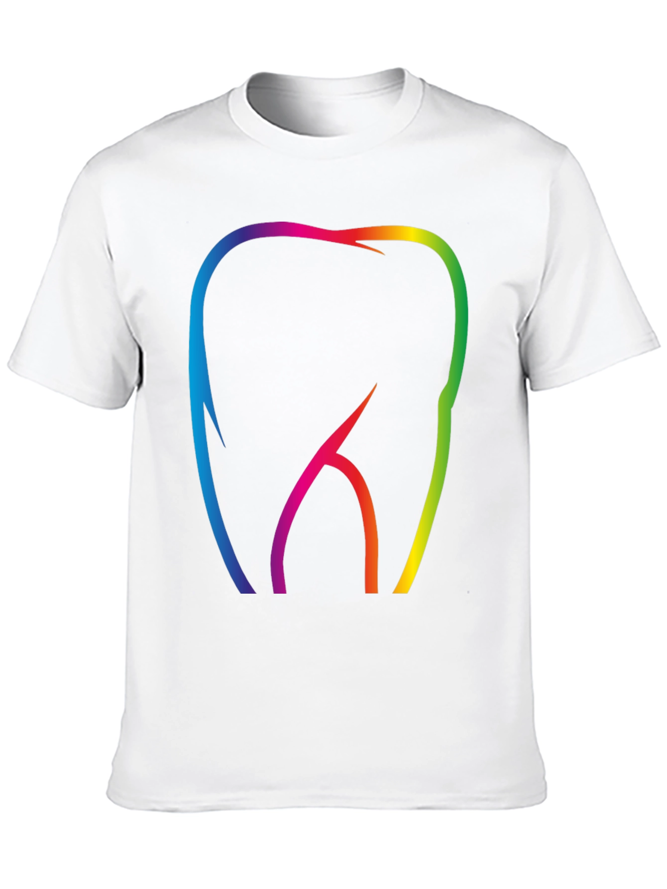 Rainbow Tooth Graphic T-Shirt - Dentist Pride