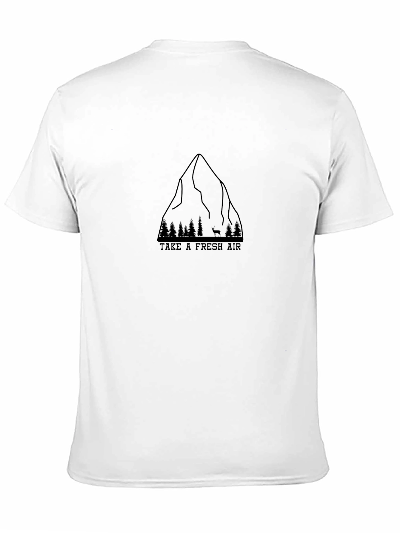 Mountain Fresh Air Black T-Shirt