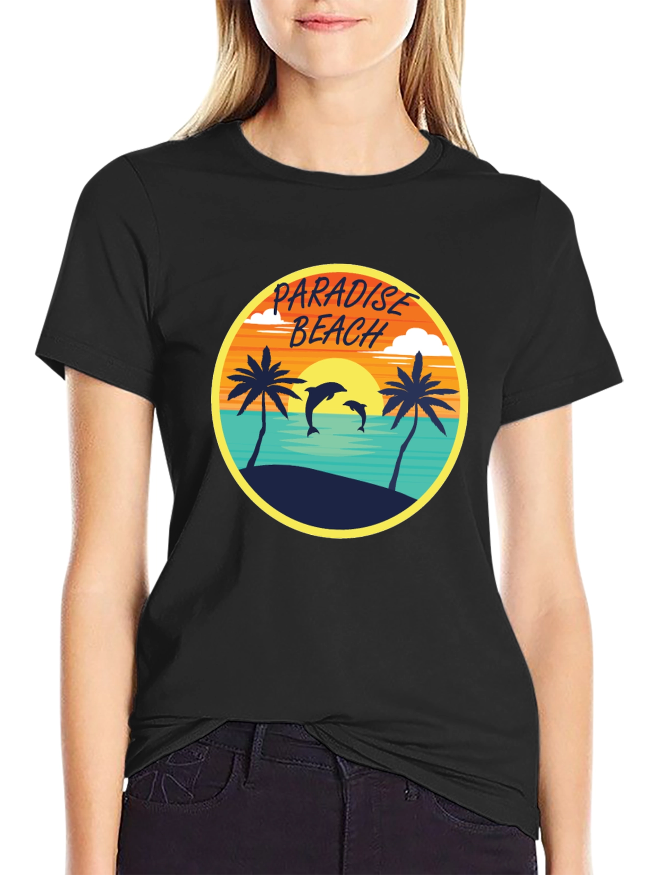 Paradise Beach Graphic Tee - Tropical Vibes
