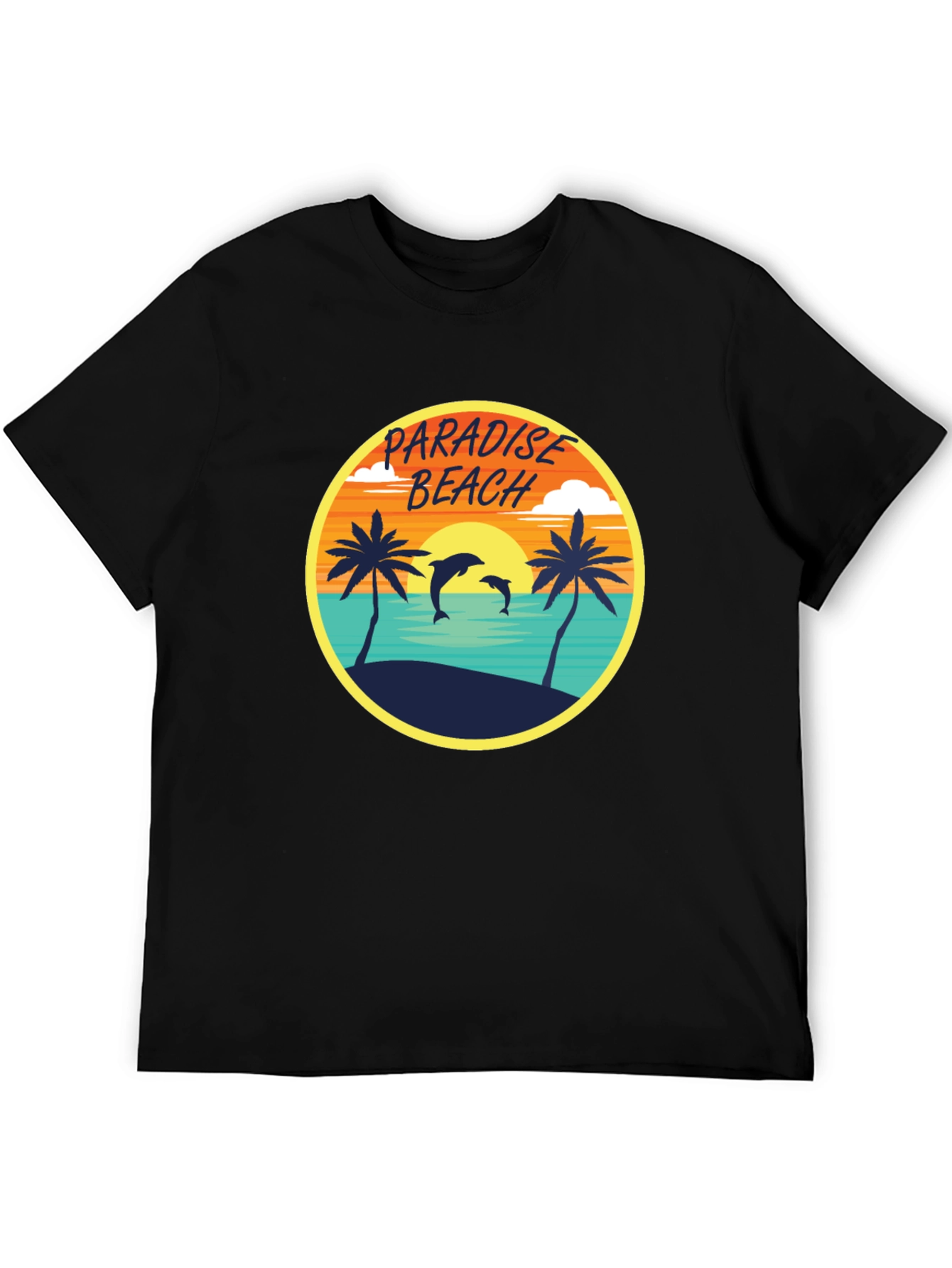 Paradise Beach Graphic Tee - Tropical Vibes