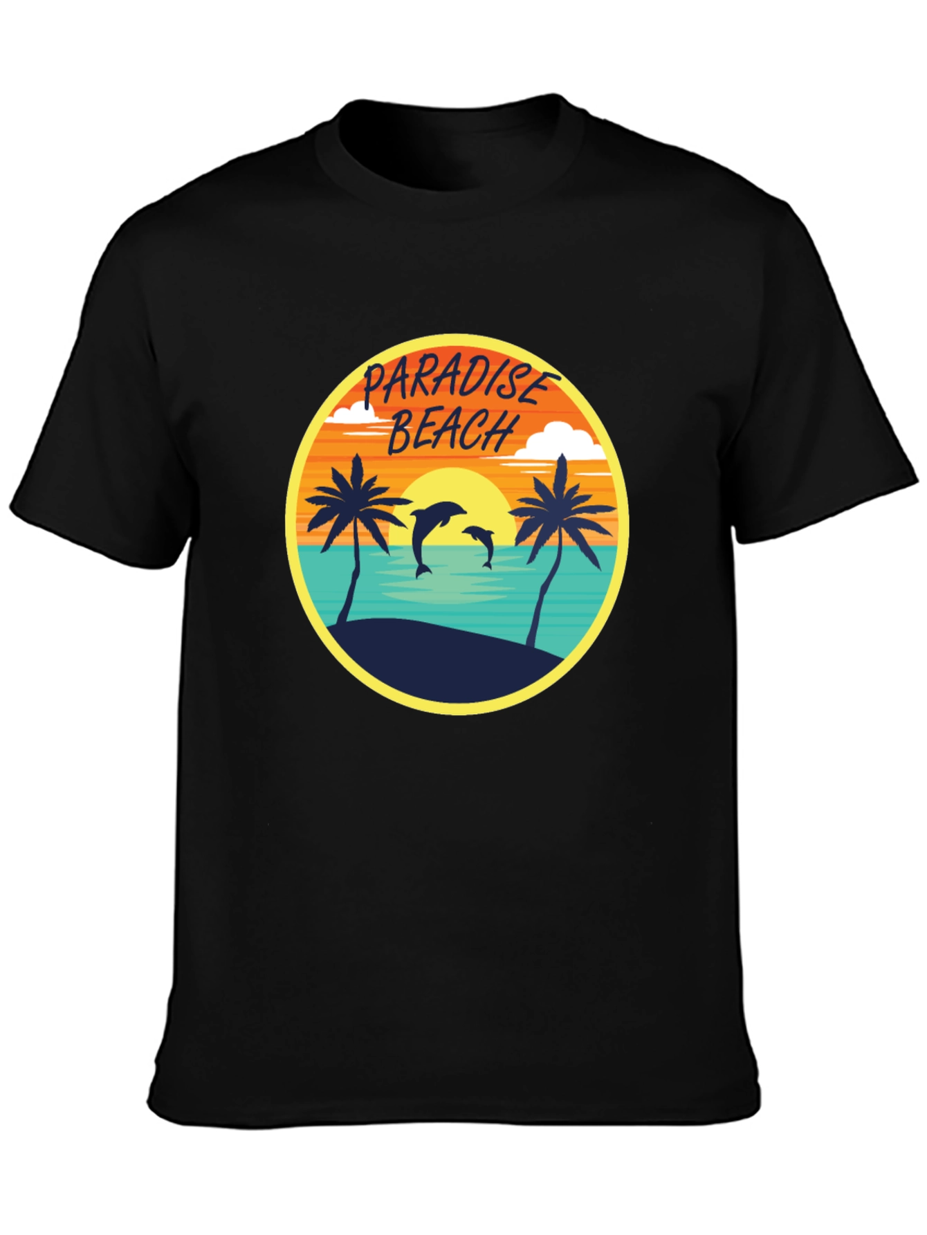 Paradise Beach Graphic Tee - Tropical Vibes