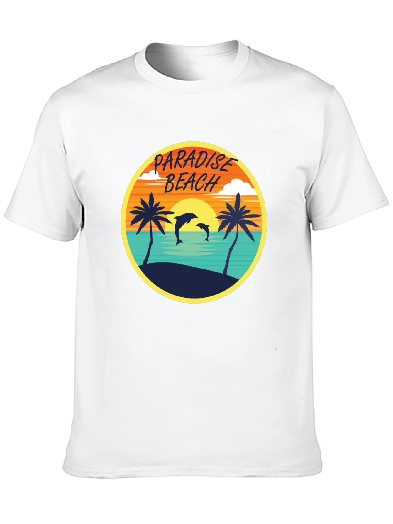 Paradise Beach Graphic Tee - Tropical Vibes