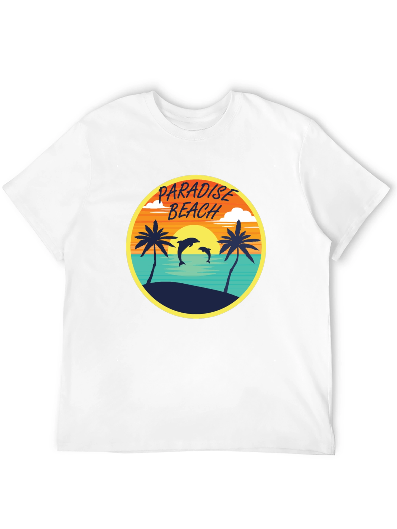 Paradise Beach Graphic Tee - Tropical Vibes