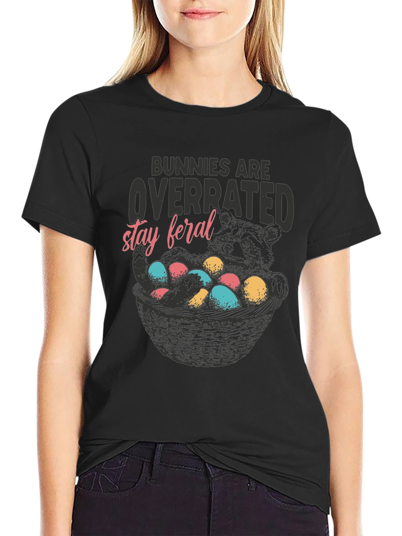 Bunnies are Overrated Stay Feral T-shirt