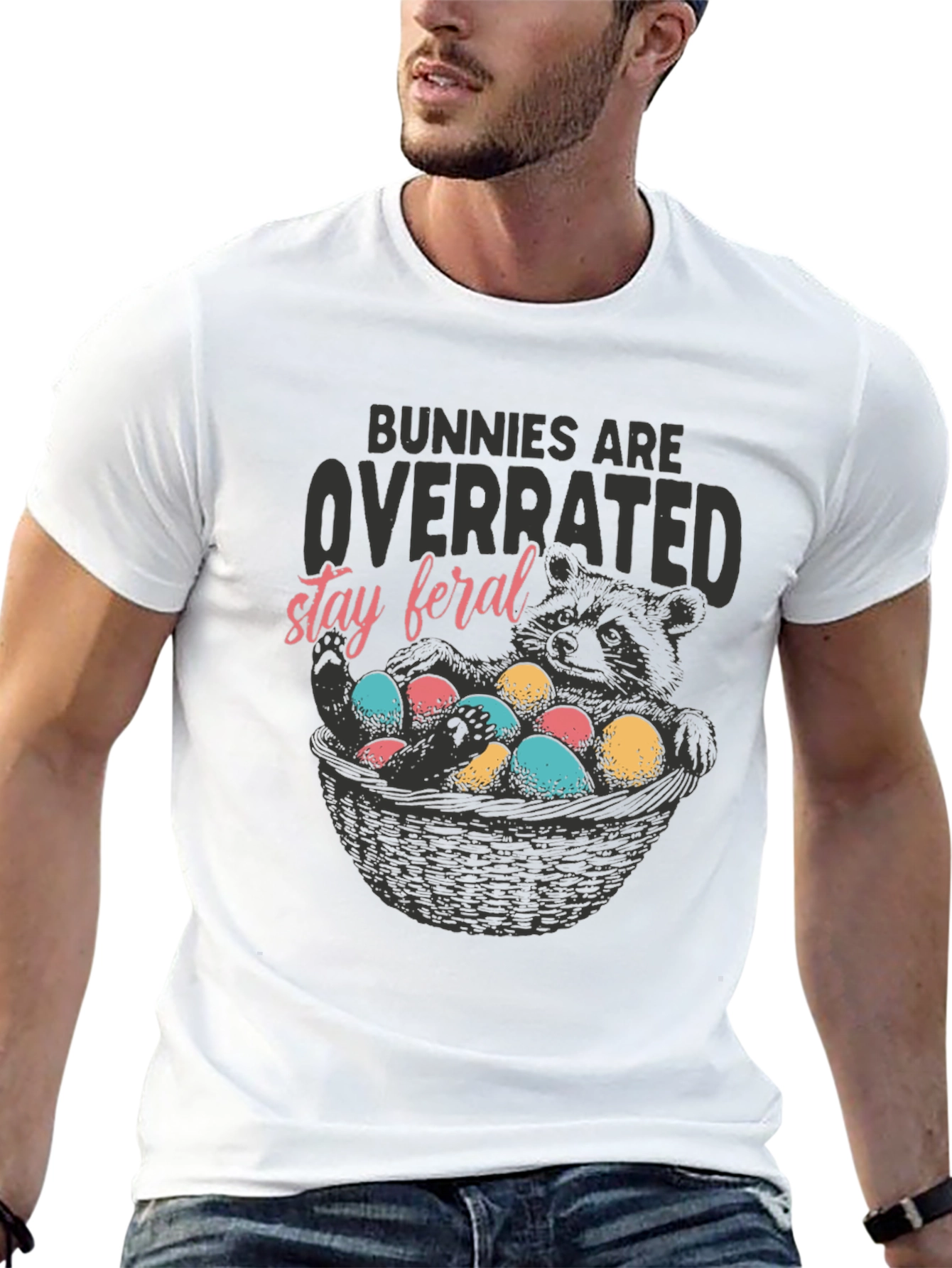 Bunnies are Overrated Stay Feral T-shirt