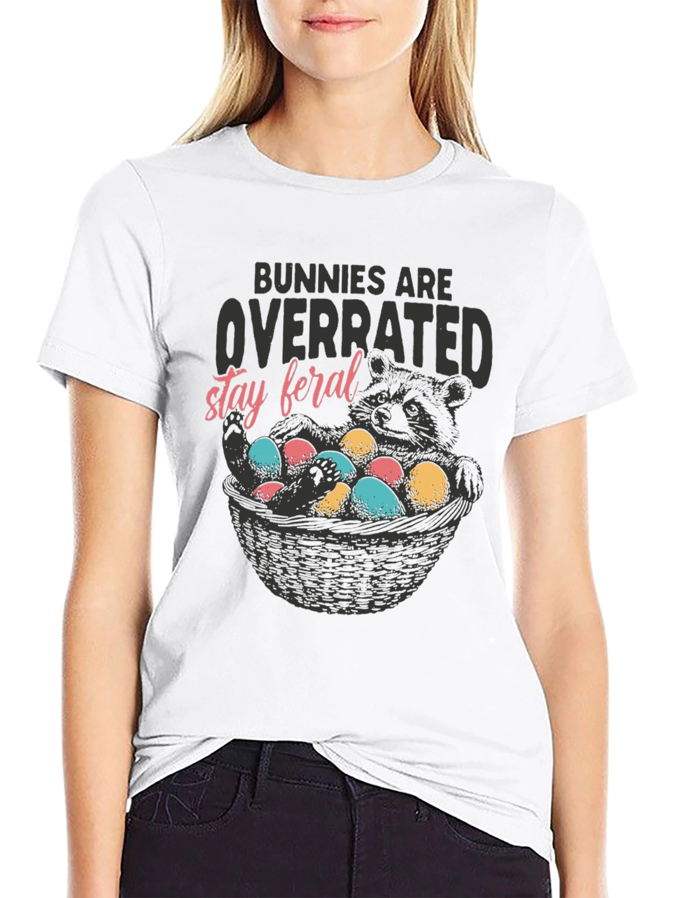 Bunnies are Overrated Stay Feral T-shirt