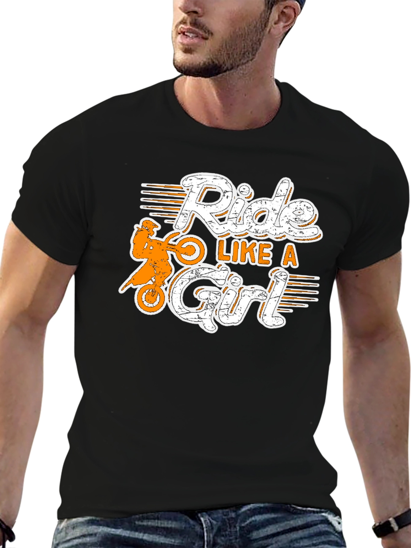 Ride Like A Girl T-Shirt - Motocross Tee
