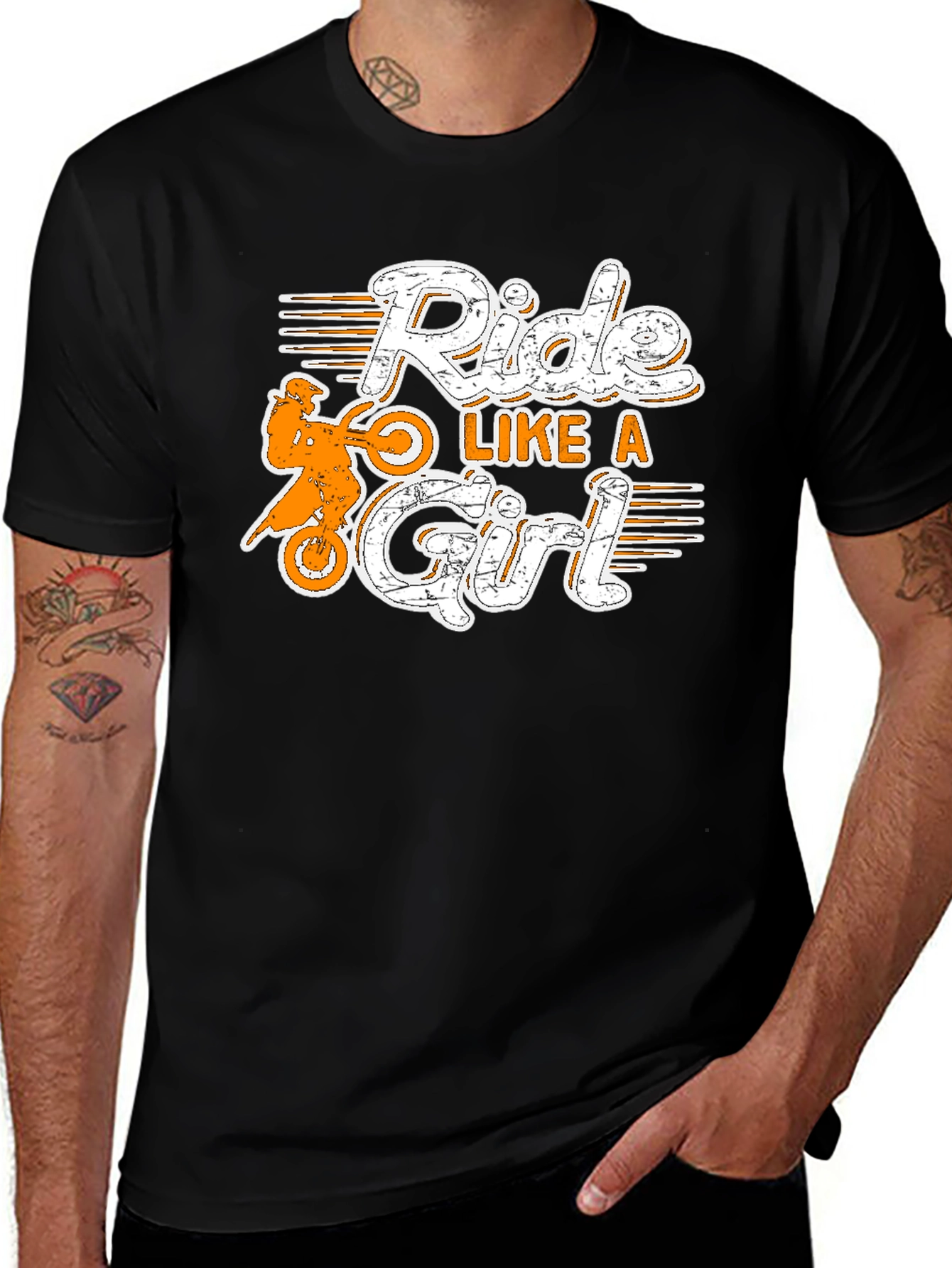 Ride Like A Girl T-Shirt - Motocross Tee