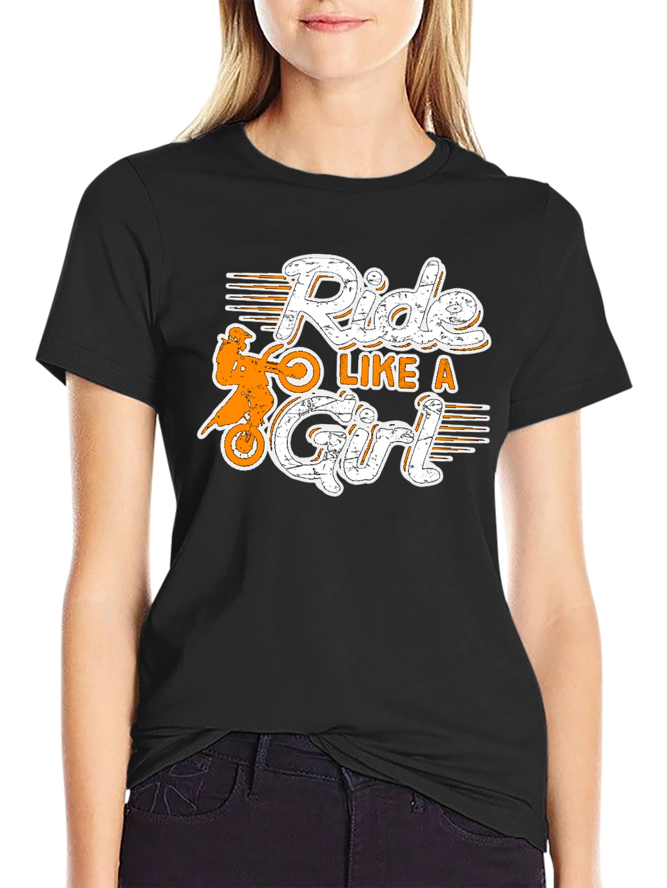 Ride Like A Girl T-Shirt - Motocross Tee