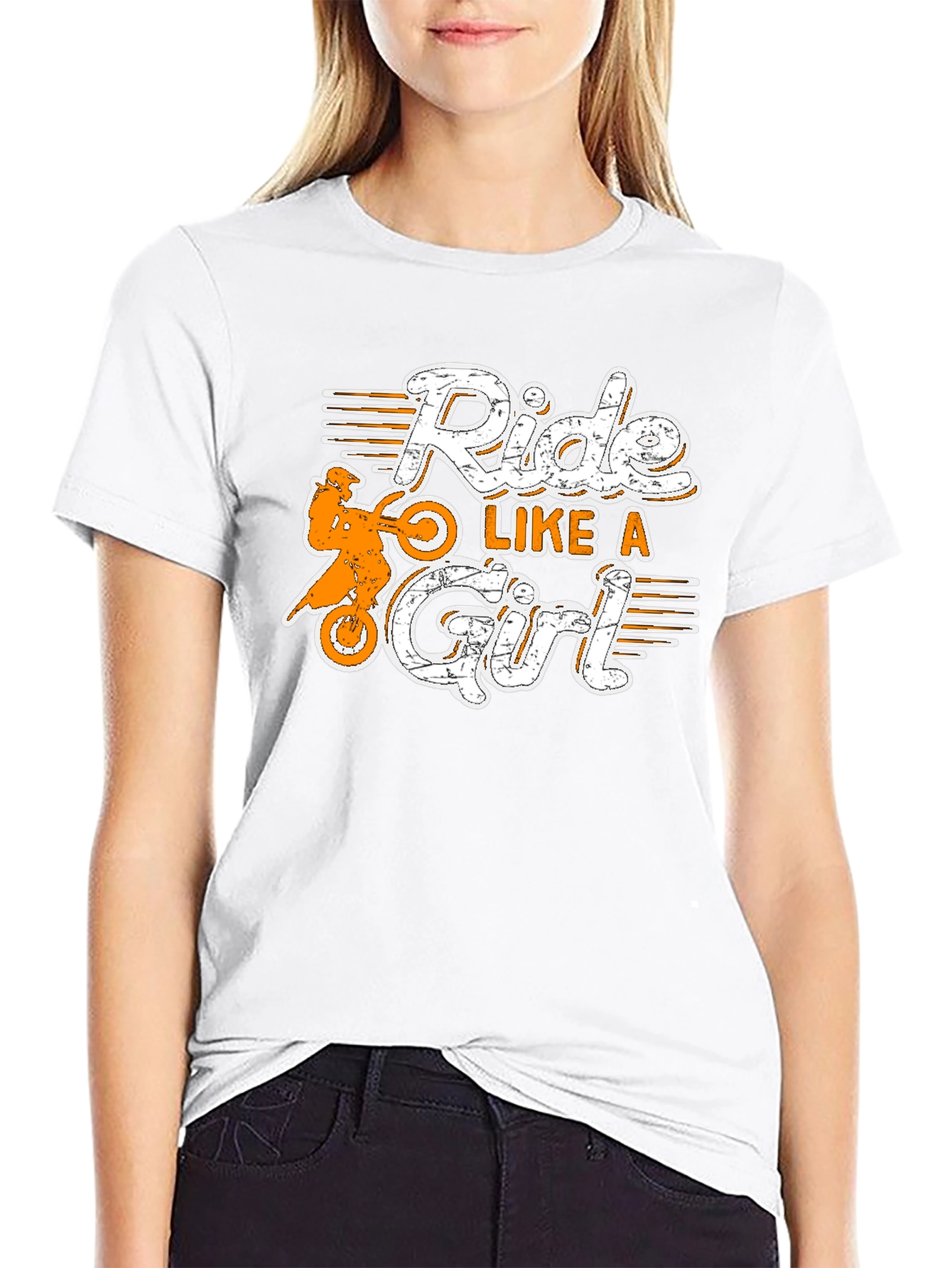 Ride Like A Girl T-Shirt - Motocross Tee
