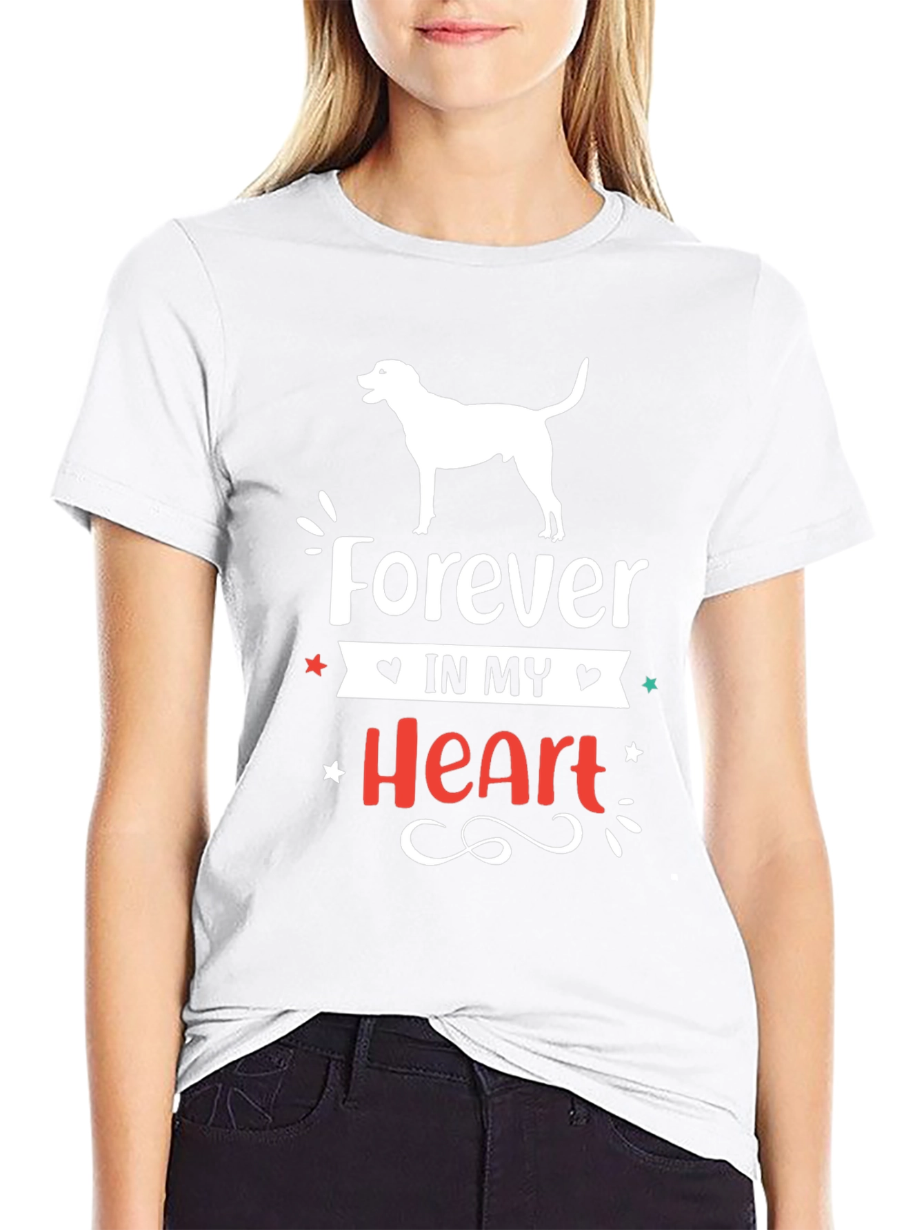 Forever in My Heart Dog Graphic Tee