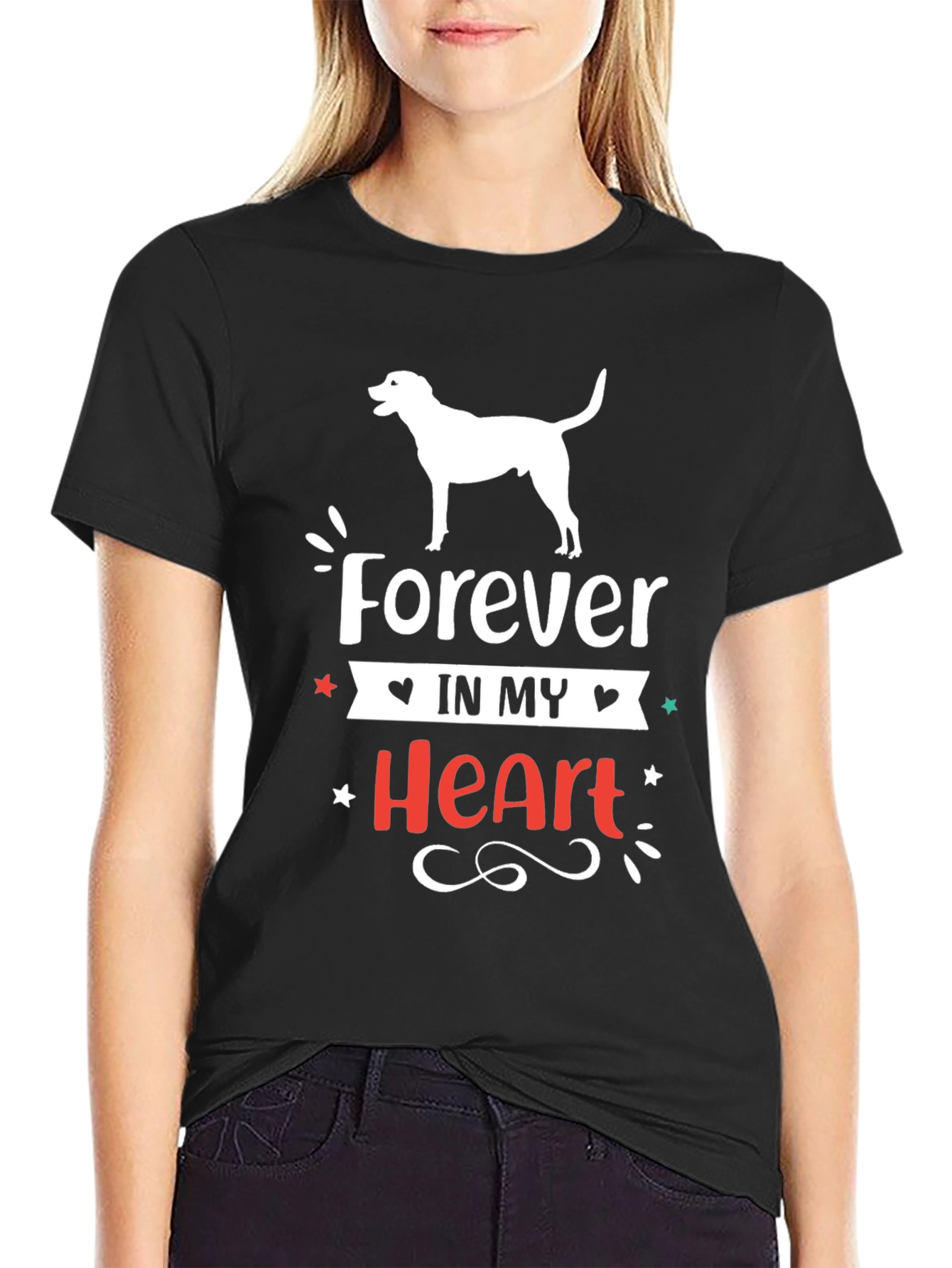Forever in My Heart Dog Graphic Tee