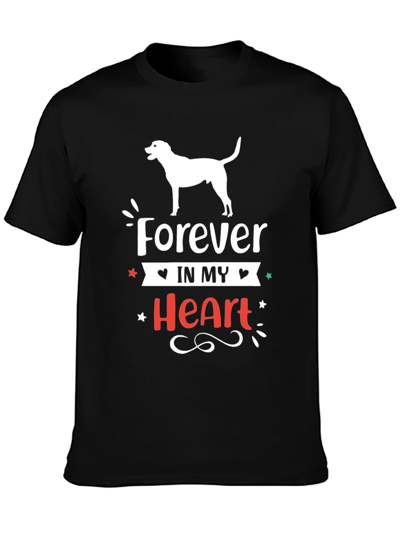 Forever in My Heart Dog Graphic Tee