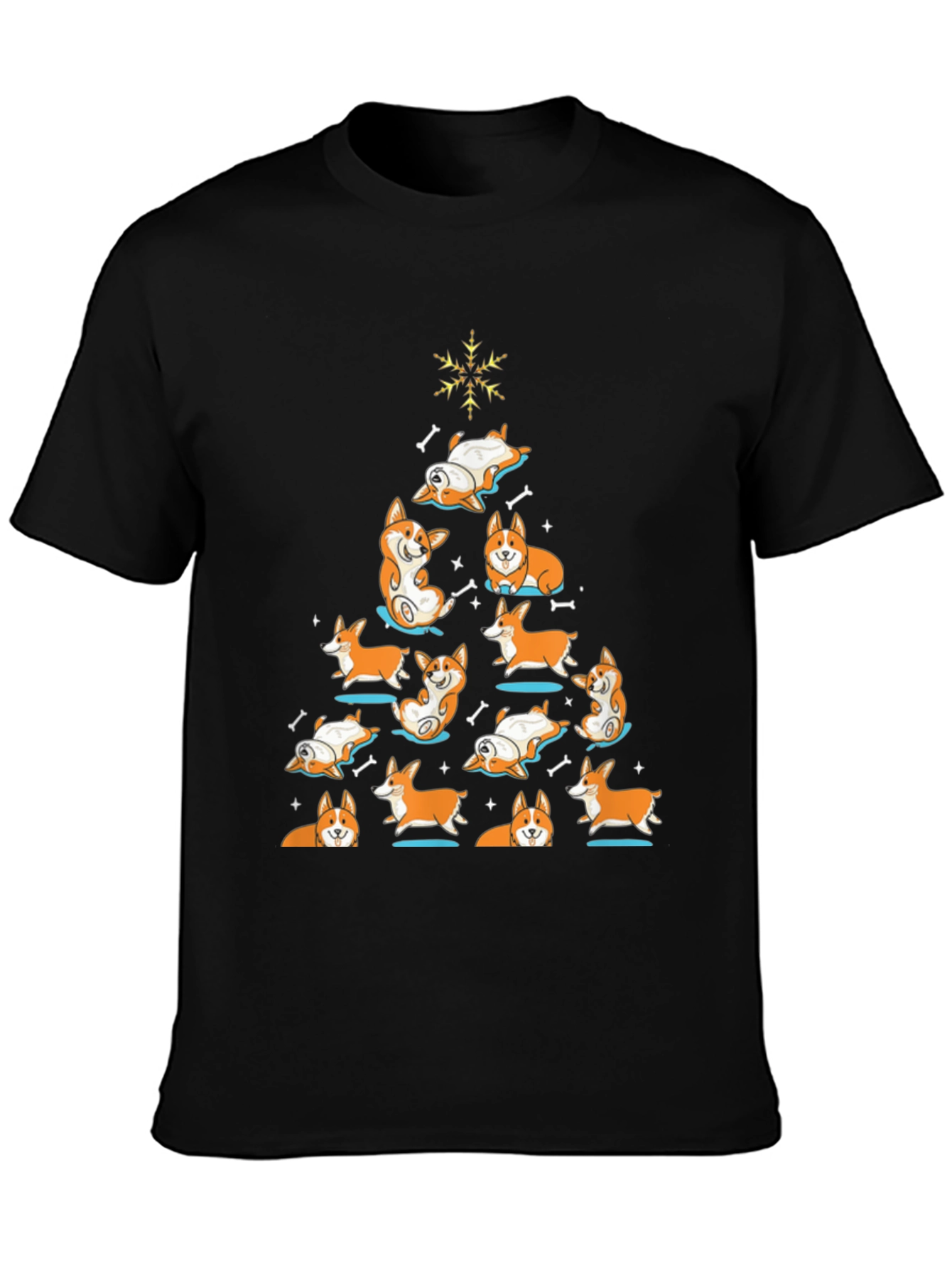 Corgi Christmas Tree T-Shirt
