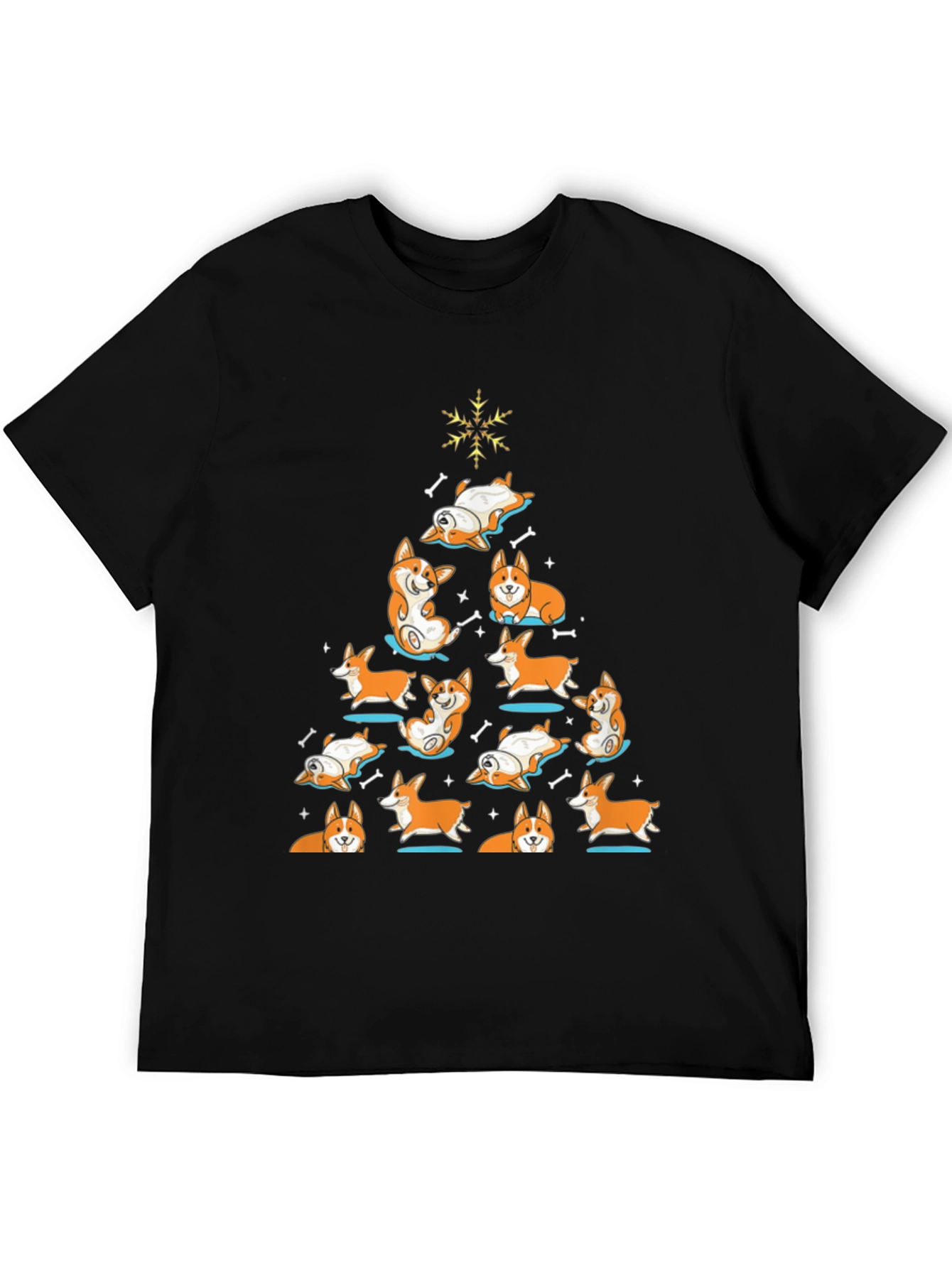 Corgi Christmas Tree T-Shirt