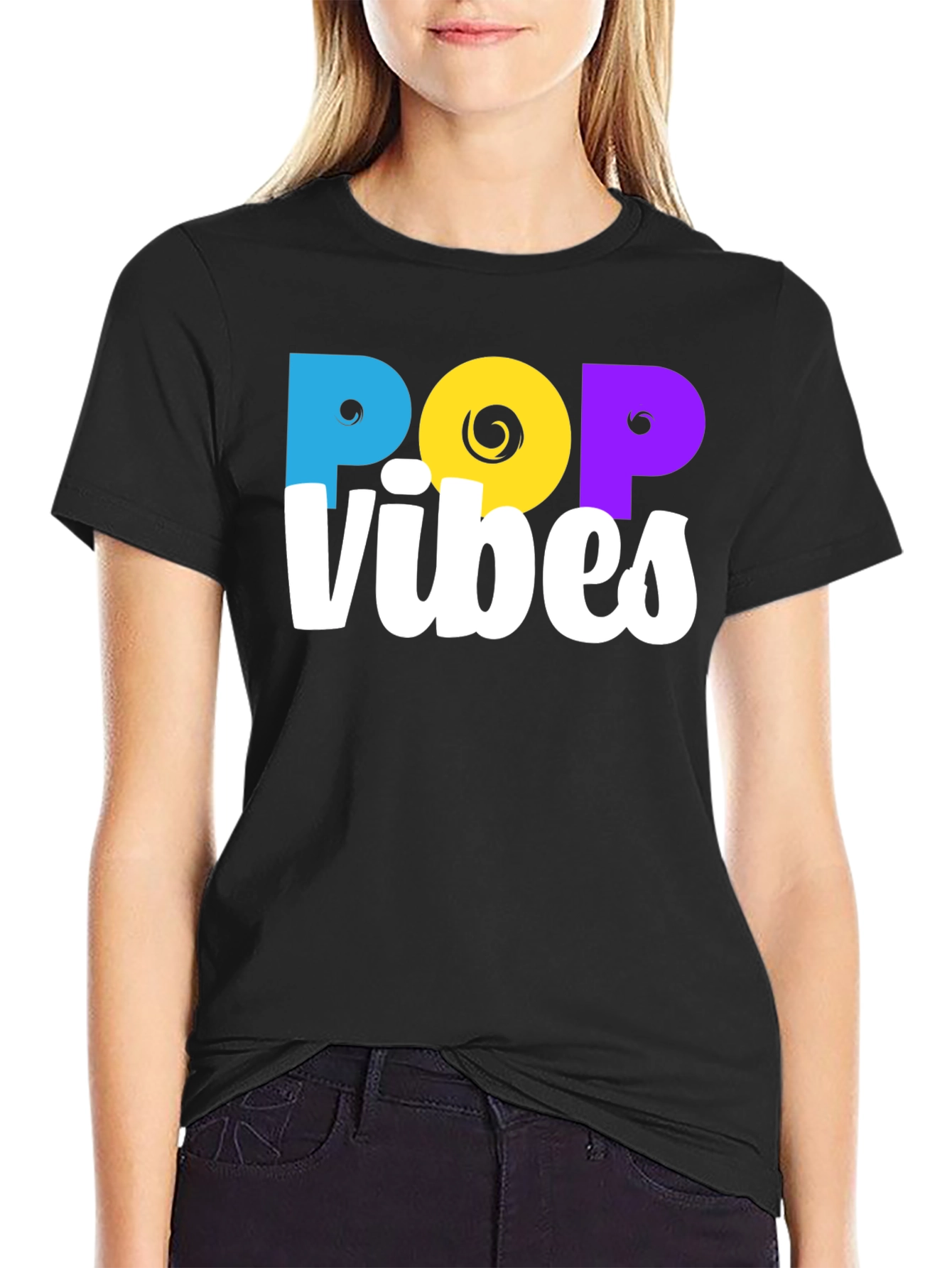 Pop Vibes Graphic Tee - Trendy Design