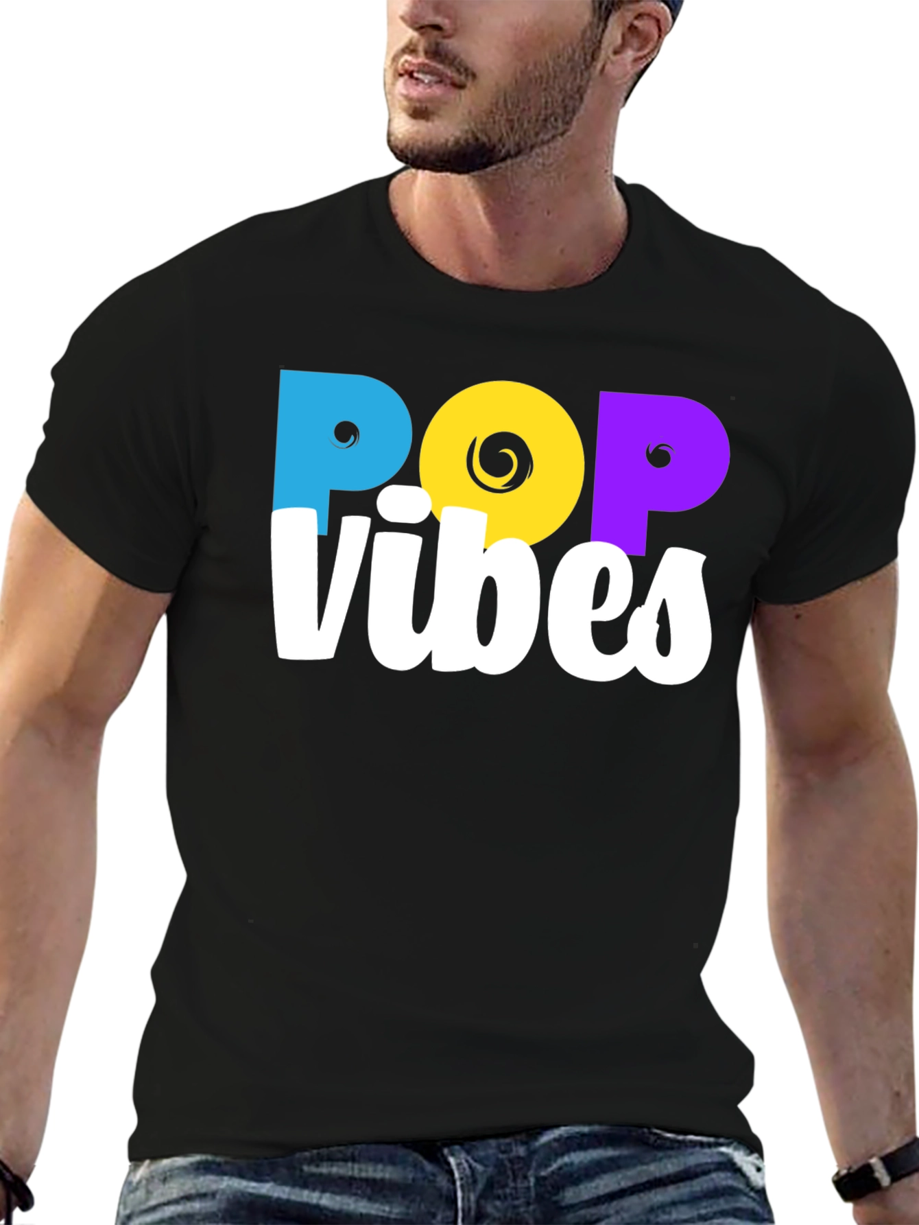 Pop Vibes Graphic Tee - Trendy Design