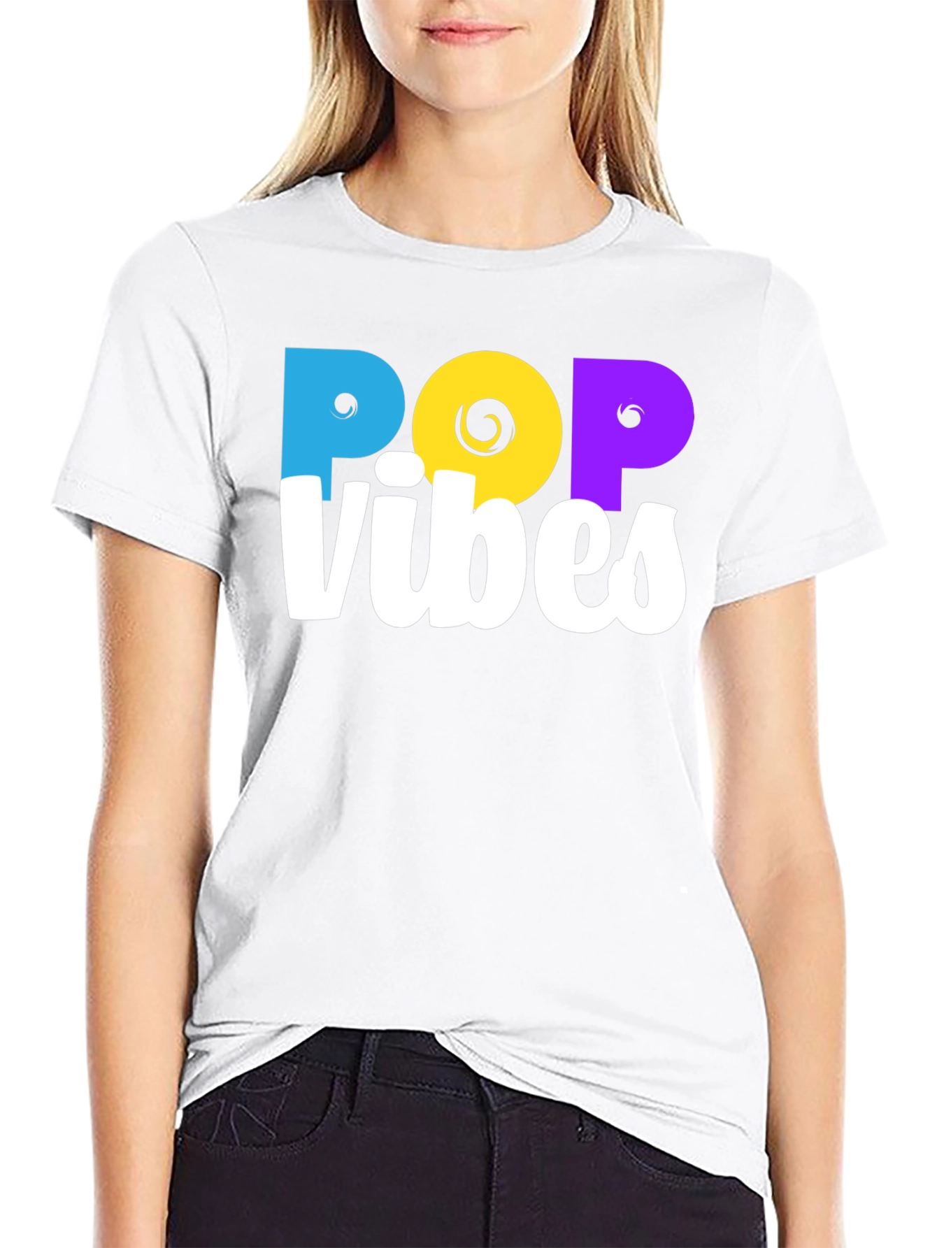 Pop Vibes Graphic Tee - Trendy Design