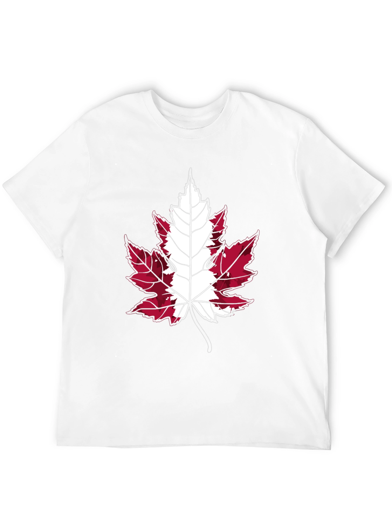 Canada Flag Maple Leaf T-Shirt - Black