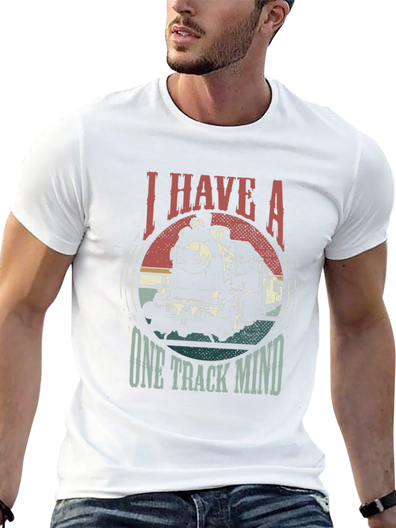 I Have A One Track Mind Train T-Shirt