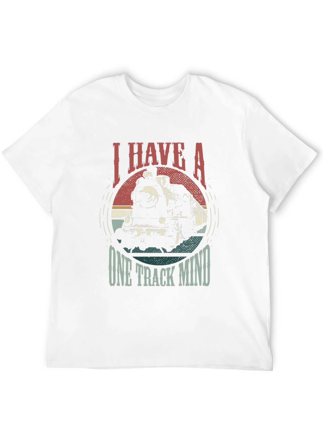 I Have A One Track Mind Train T-Shirt