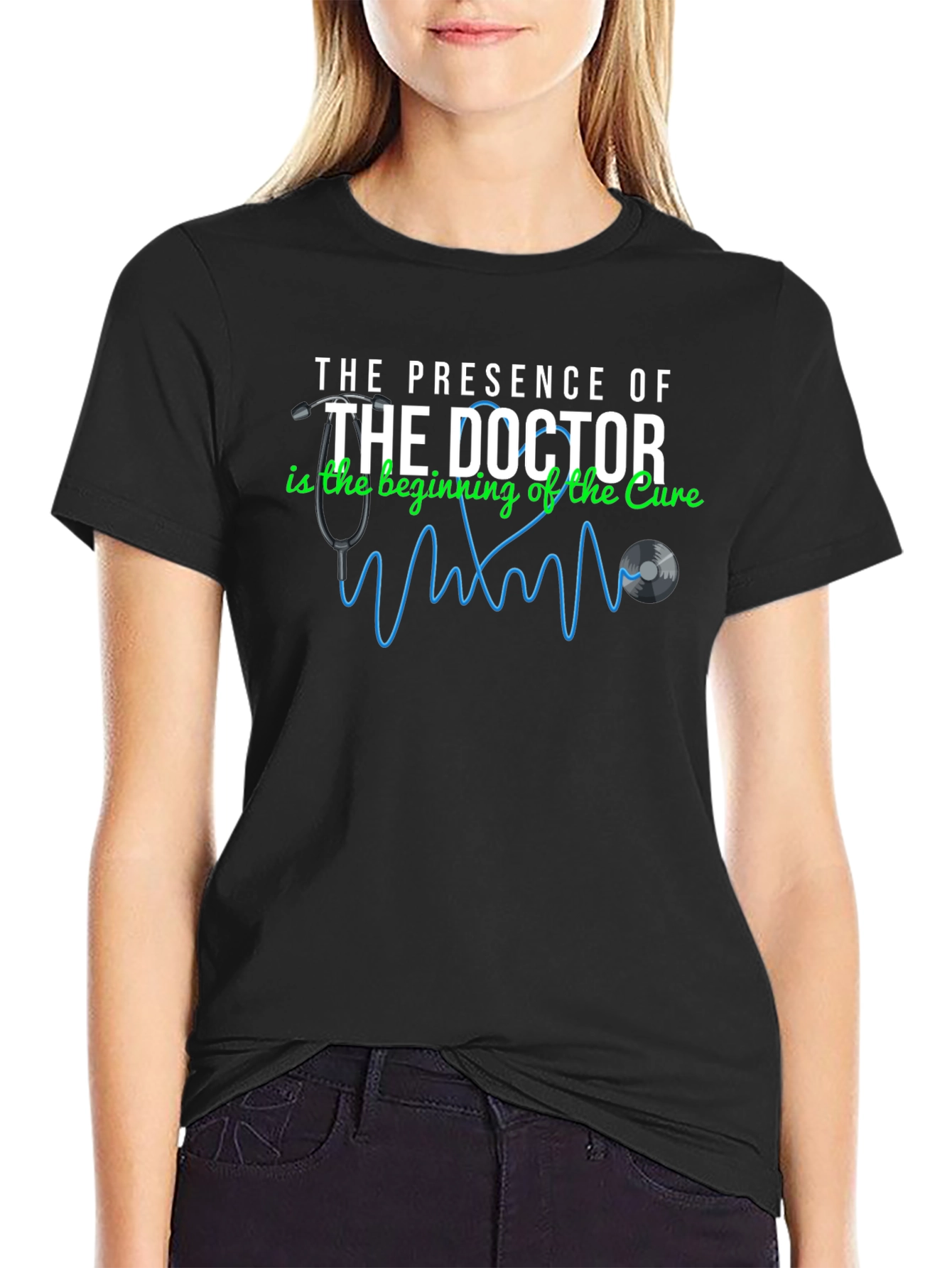 The Doctor Is The Cure Graphic T-Shirt