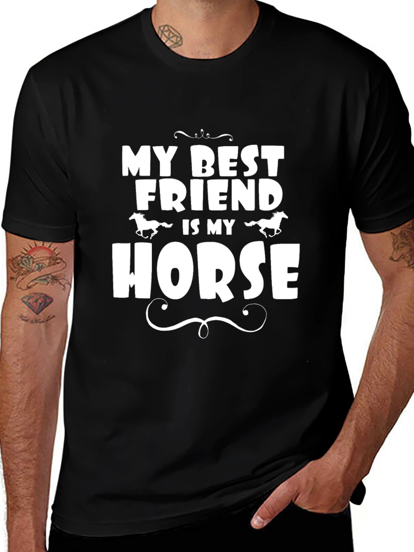 My Best Friend is My Horse Graphic Tee