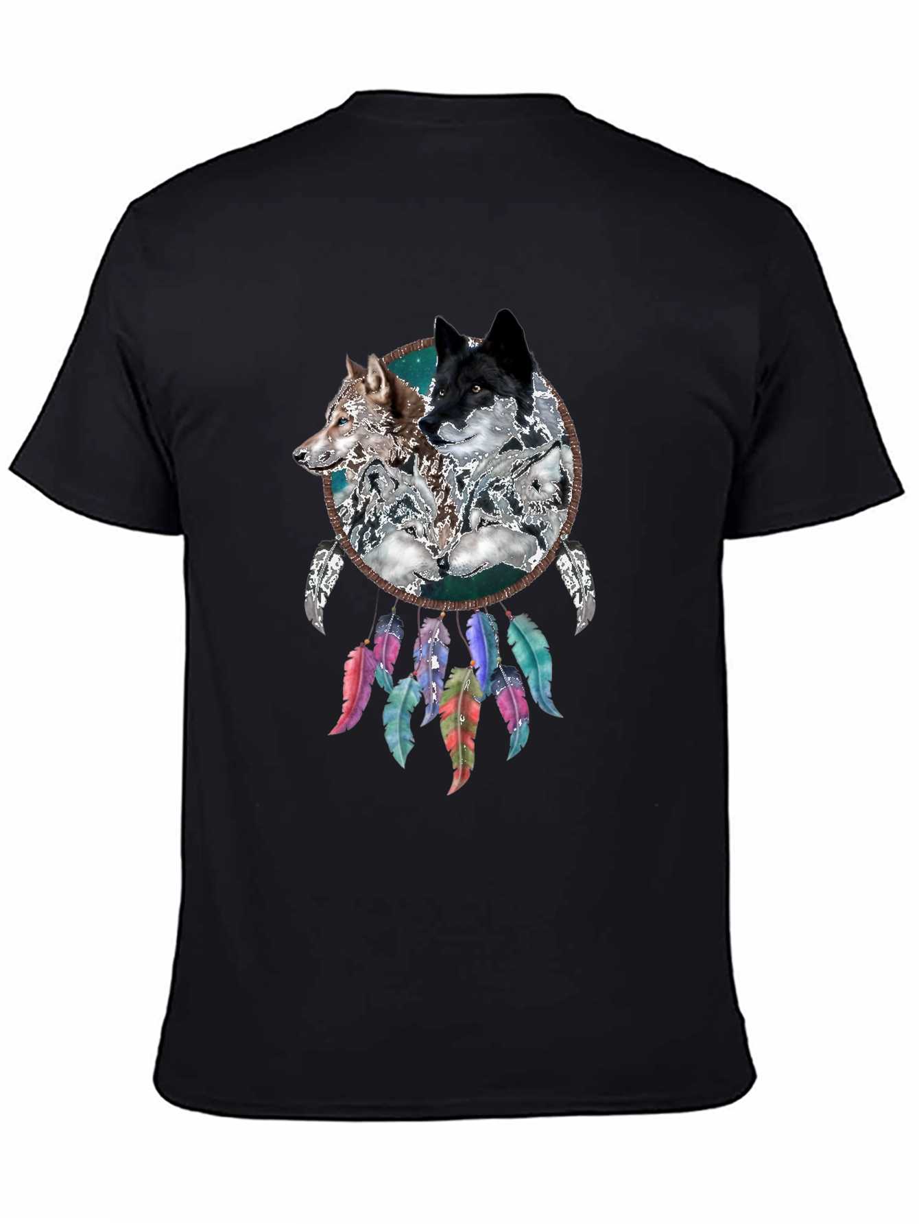 Wolf Dreamcatcher Graphic Tee