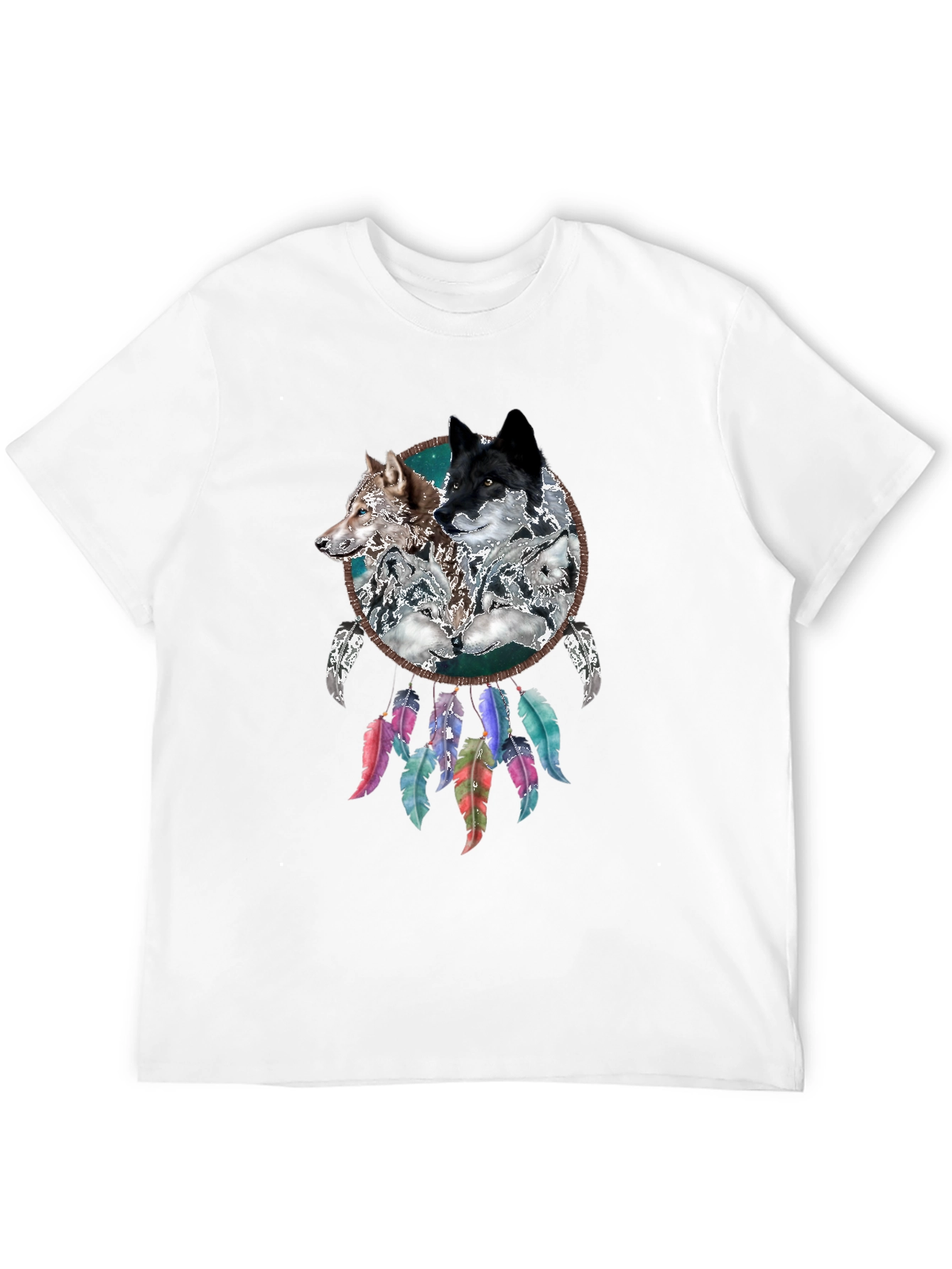 Wolf Dreamcatcher Graphic Tee