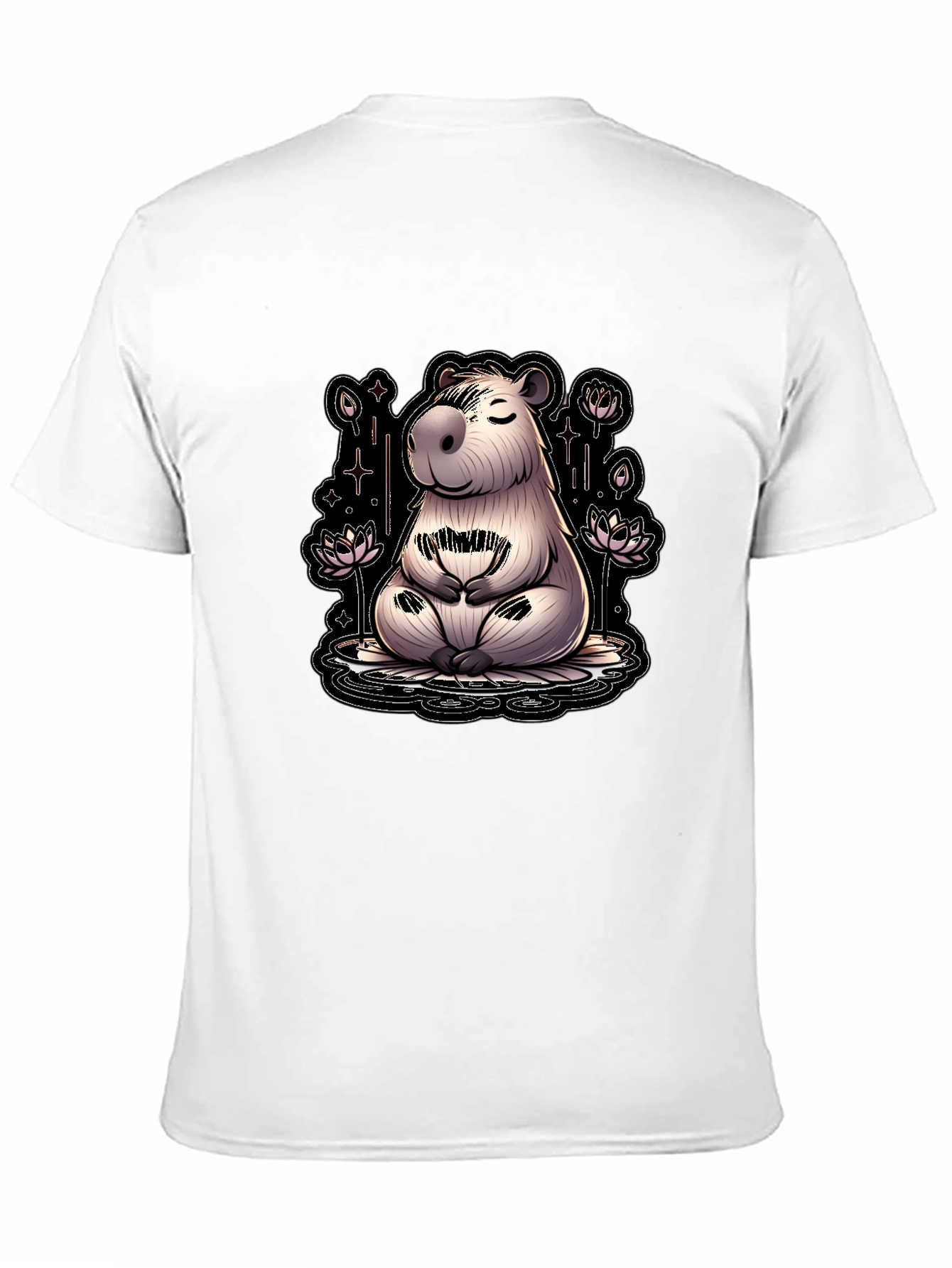 Meditating Capybara T-Shirt - Relaxed Fit