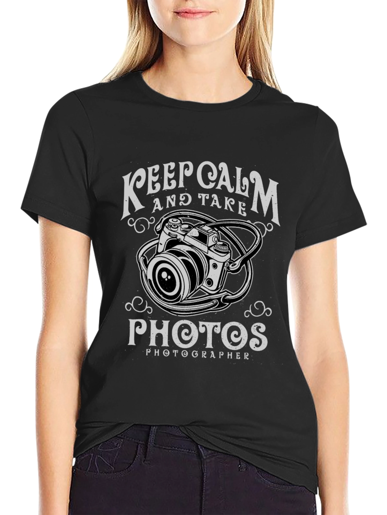 Keep Calm and Take Photos T-Shirt - Photographer Gift
