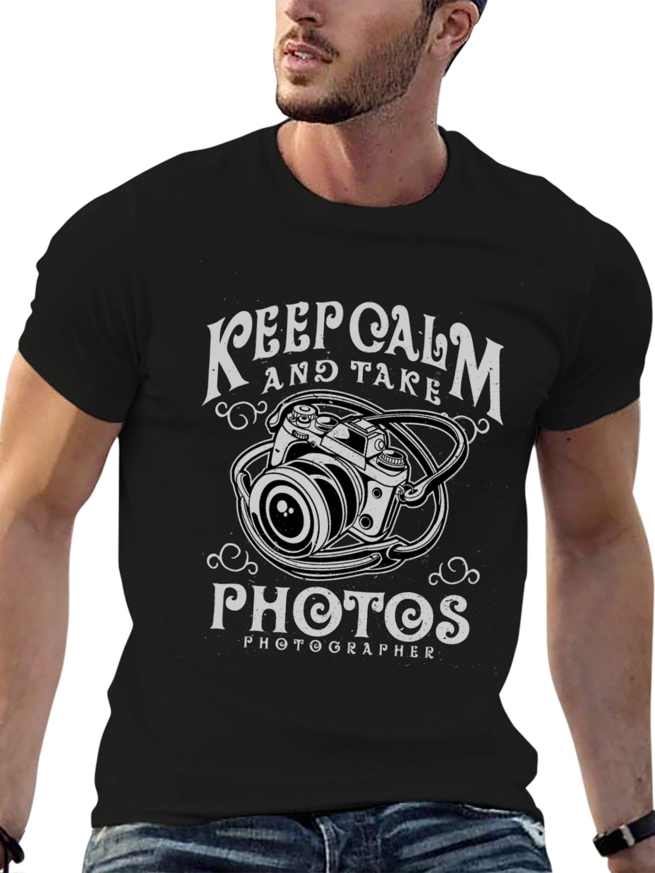 Keep Calm and Take Photos T-Shirt - Photographer Gift