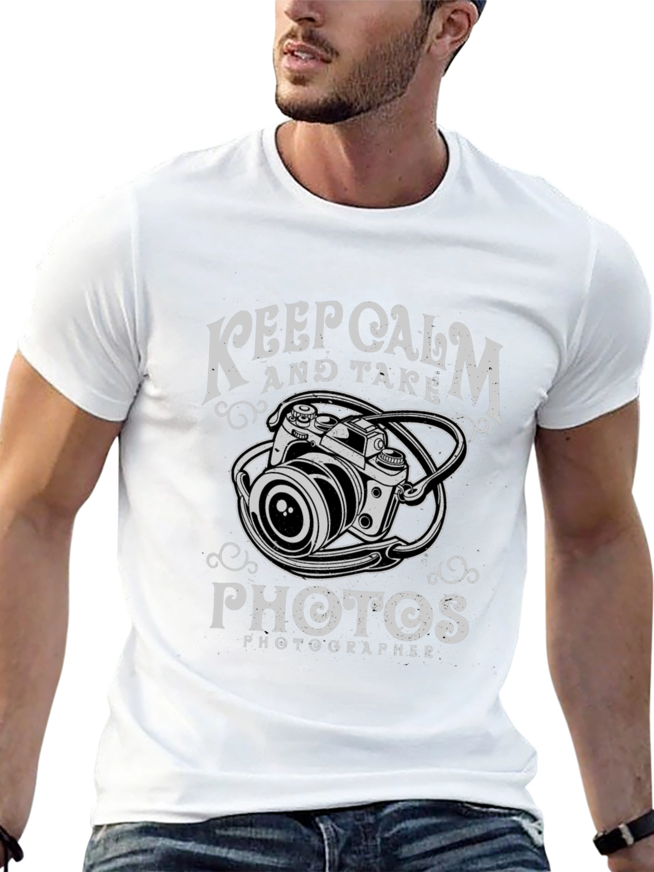 Keep Calm and Take Photos T-Shirt - Photographer Gift