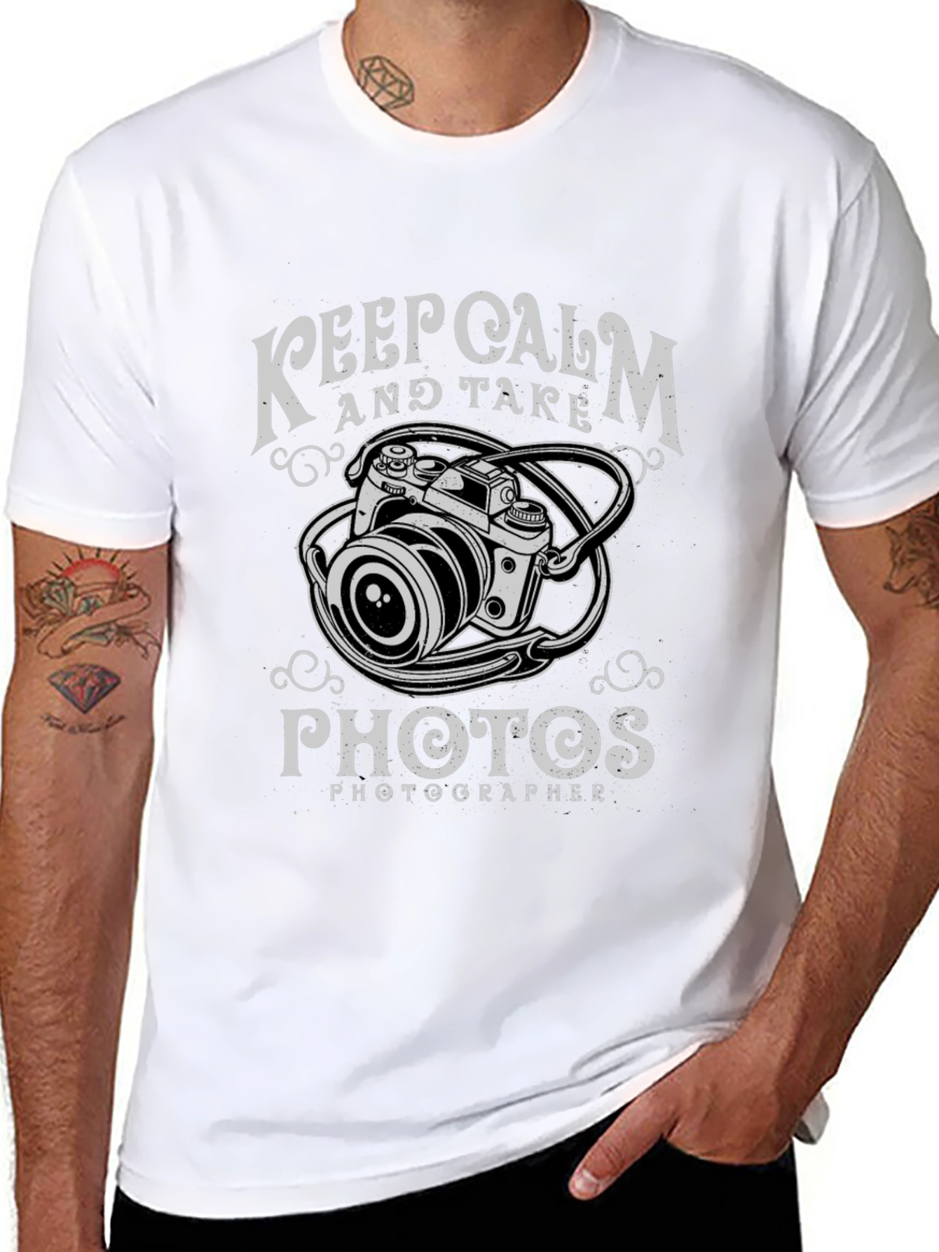 Keep Calm and Take Photos T-Shirt - Photographer Gift