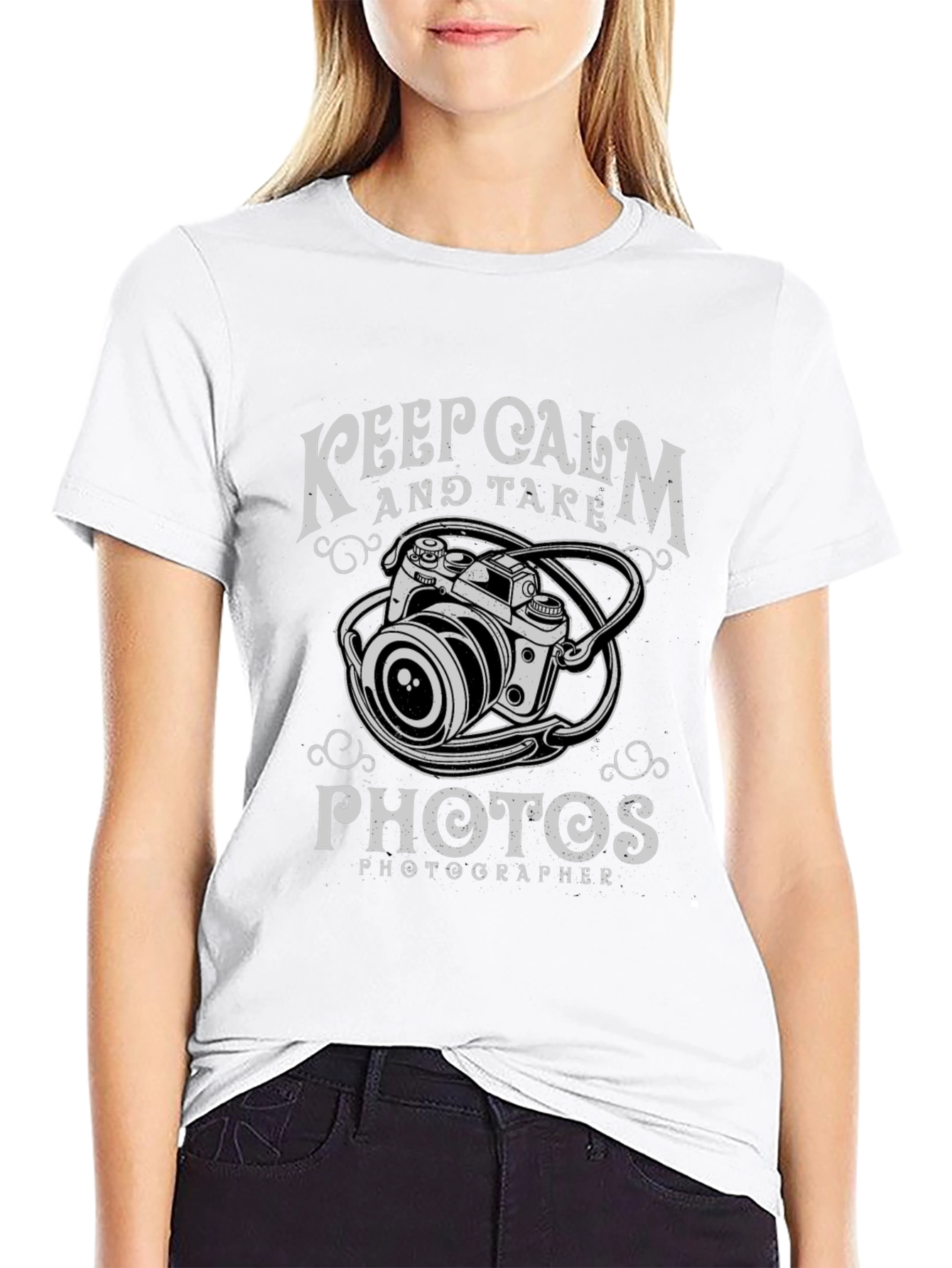 Keep Calm and Take Photos T-Shirt - Photographer Gift