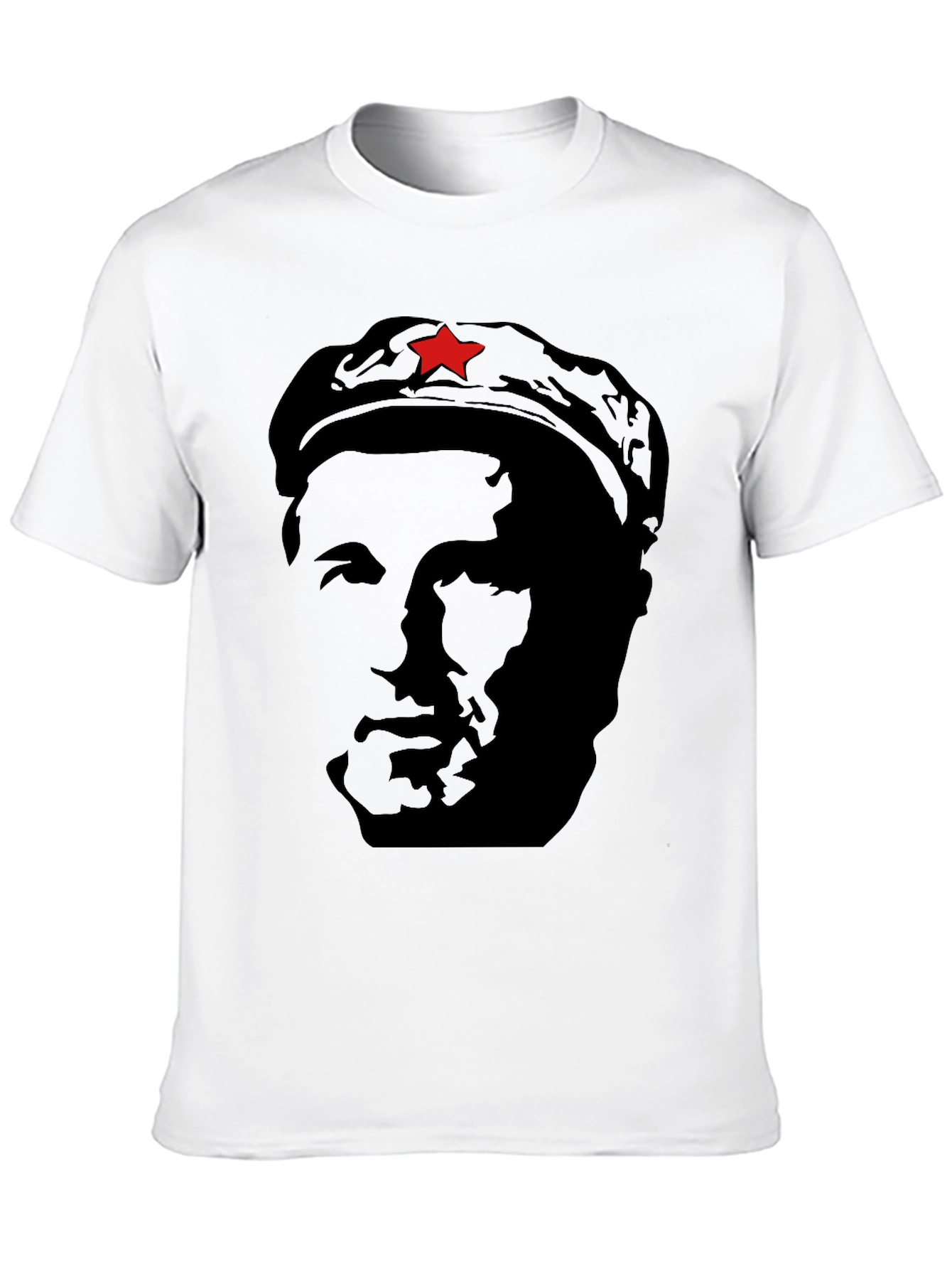 Che Guevara Graphic Print Mens Black T-Shirt