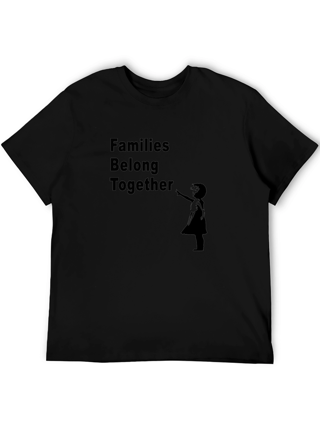 Families Belong Together Graphic Tee - Black