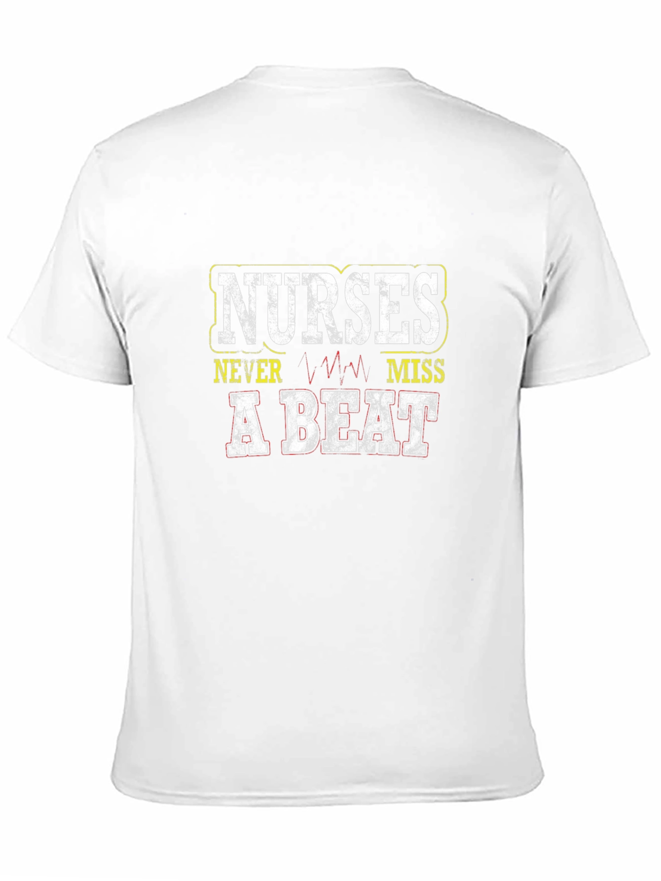 Nurses Never Miss a Beat Black Graphic T-Shirt