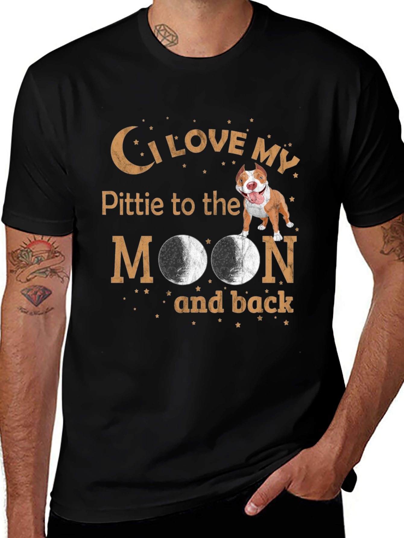 I Love My Pittie Dog T-Shirt