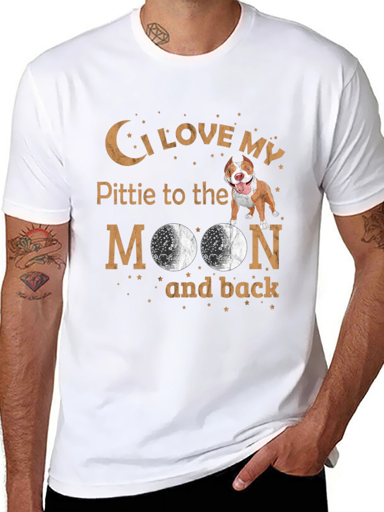 I Love My Pittie Dog T-Shirt