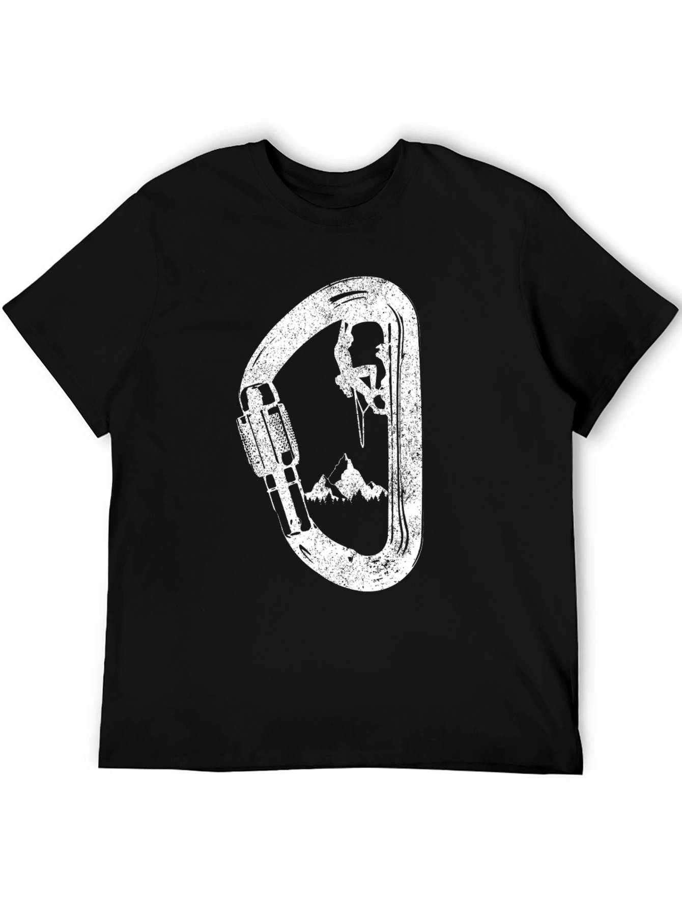 Climbing Carabiner T-Shirt - Black