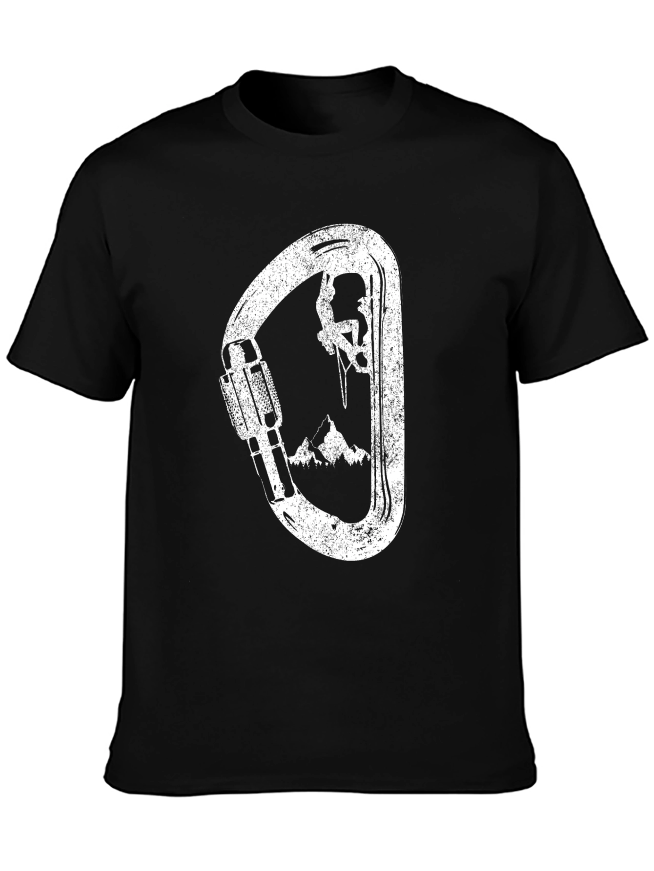 Climbing Carabiner T-Shirt - Black