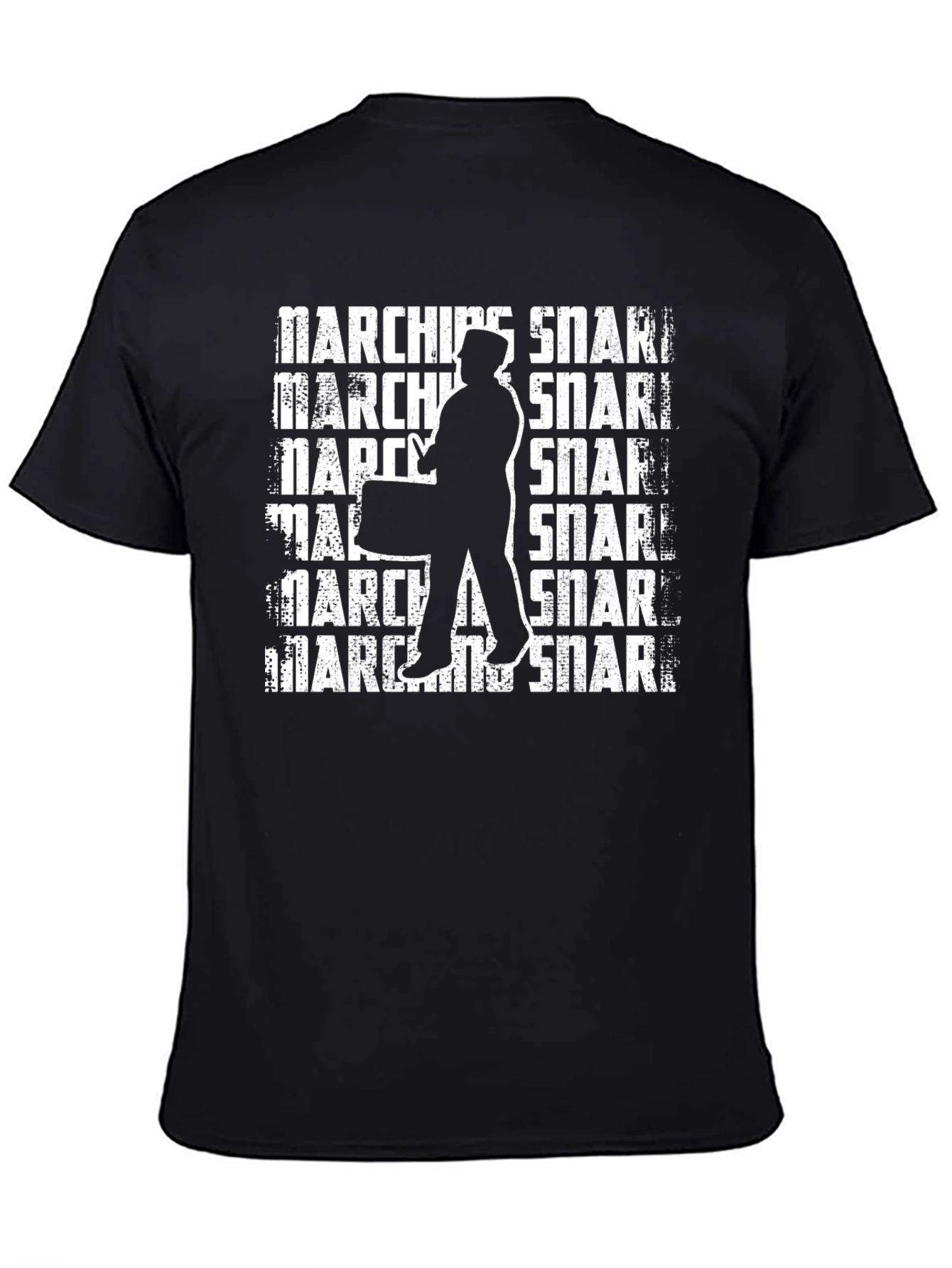 Marching Snare Drummer T-Shirt - Black